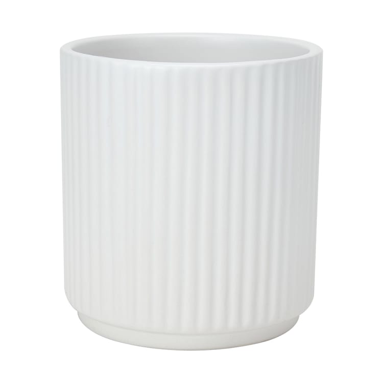 White Linear Pot Small Kmart