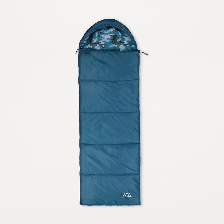 Camo Hooded Kids Sleeping Bag Kmart