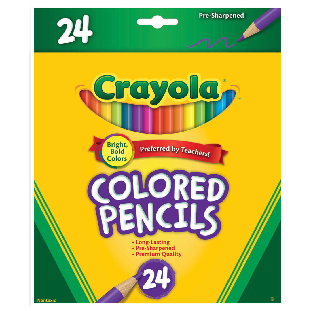 Crayola Colored Pencils Pack of 24 Kmart