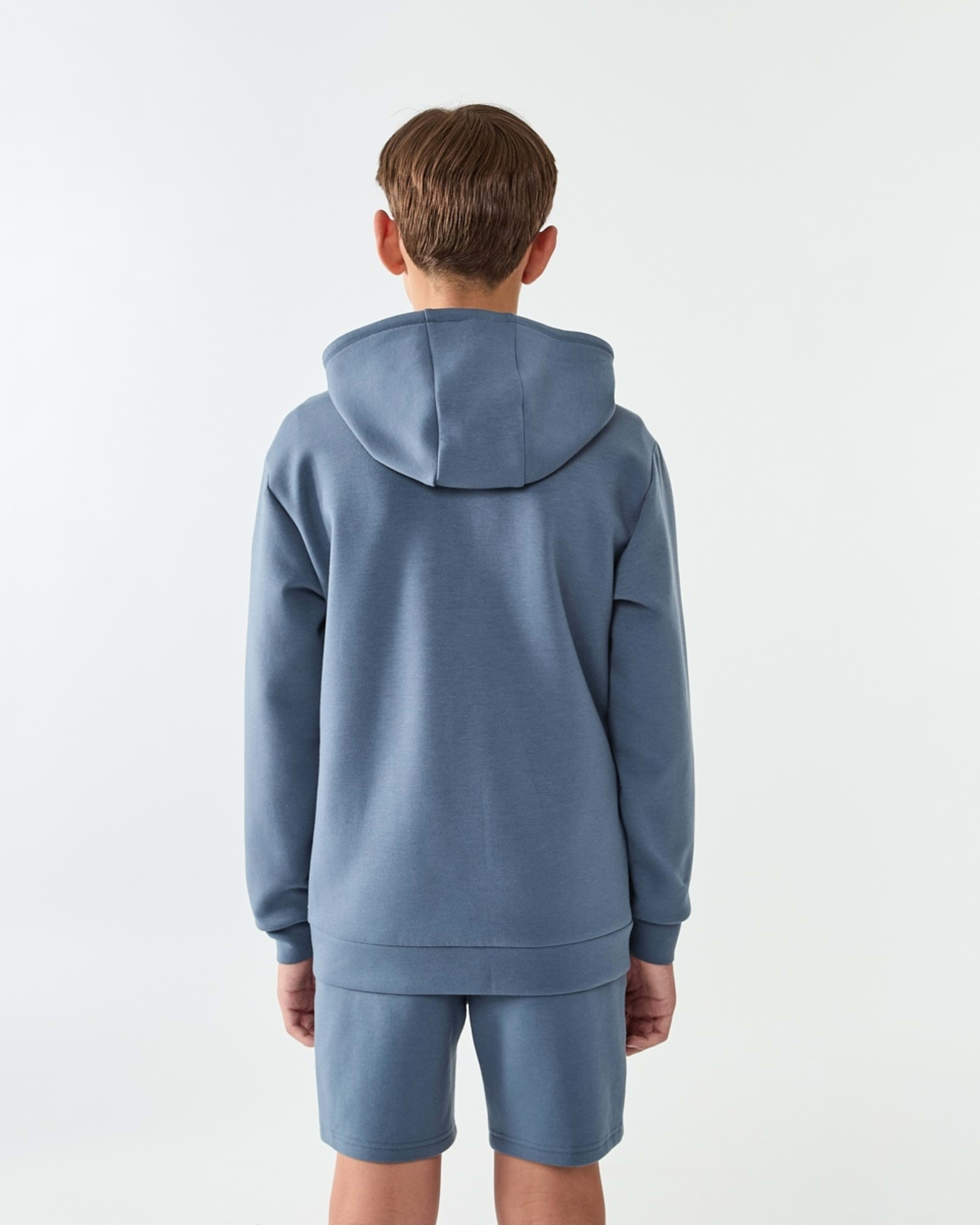 3 Active Kids Zip Through Hoodie Vintg Blue, 3 of 10