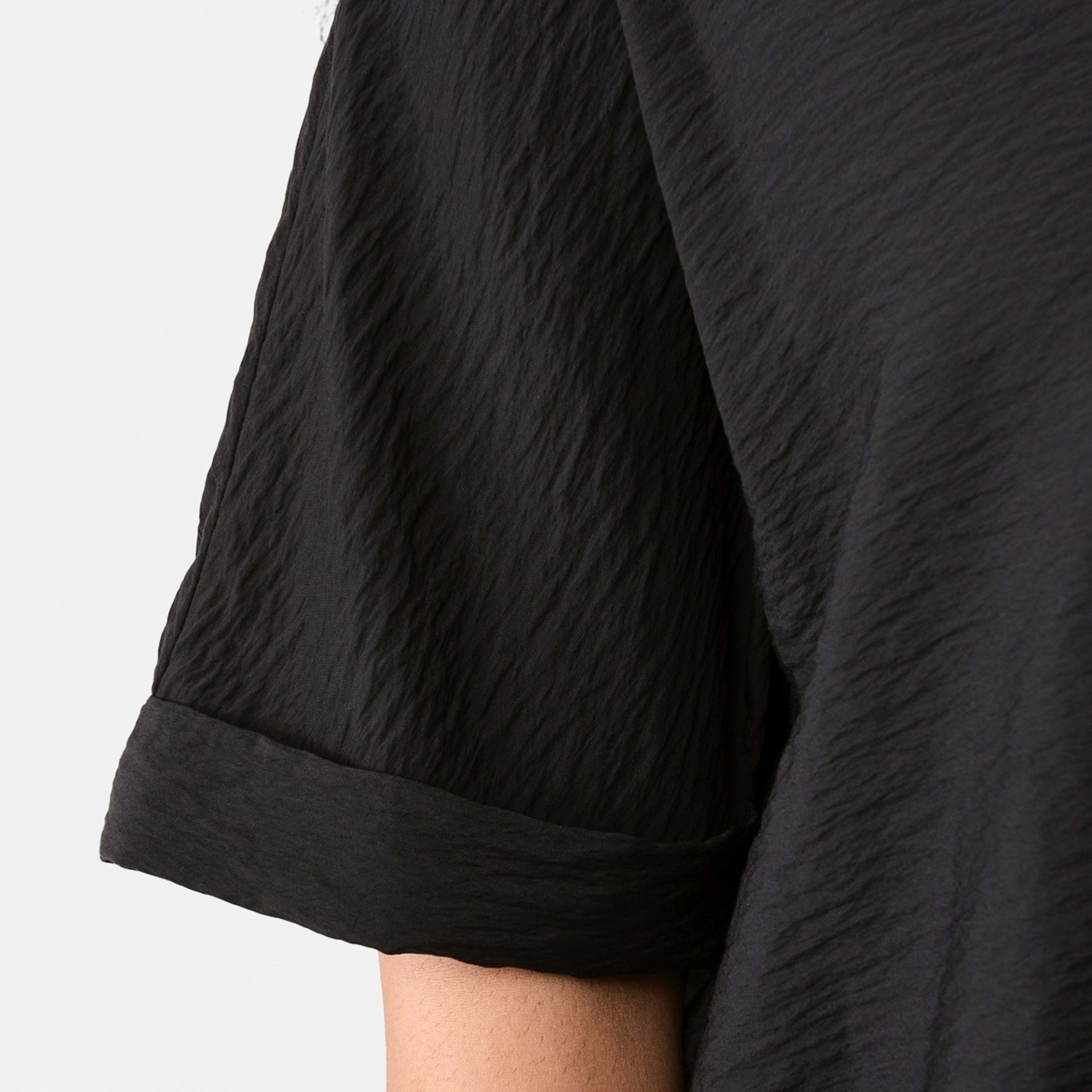 6 Short Dolman Sleeve Shirt Black, 6 of 8