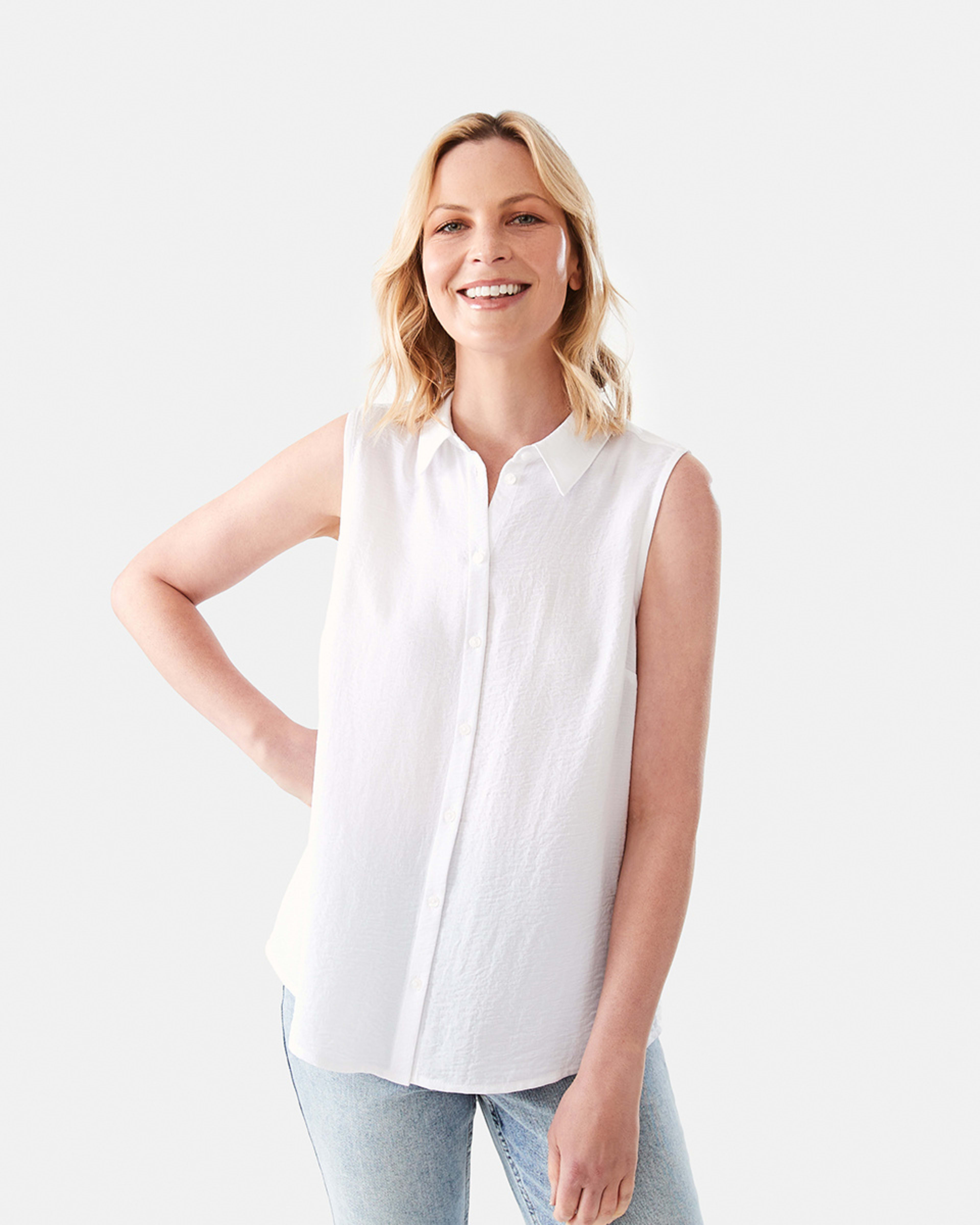 Sleeveless Soft Shirt Kmart