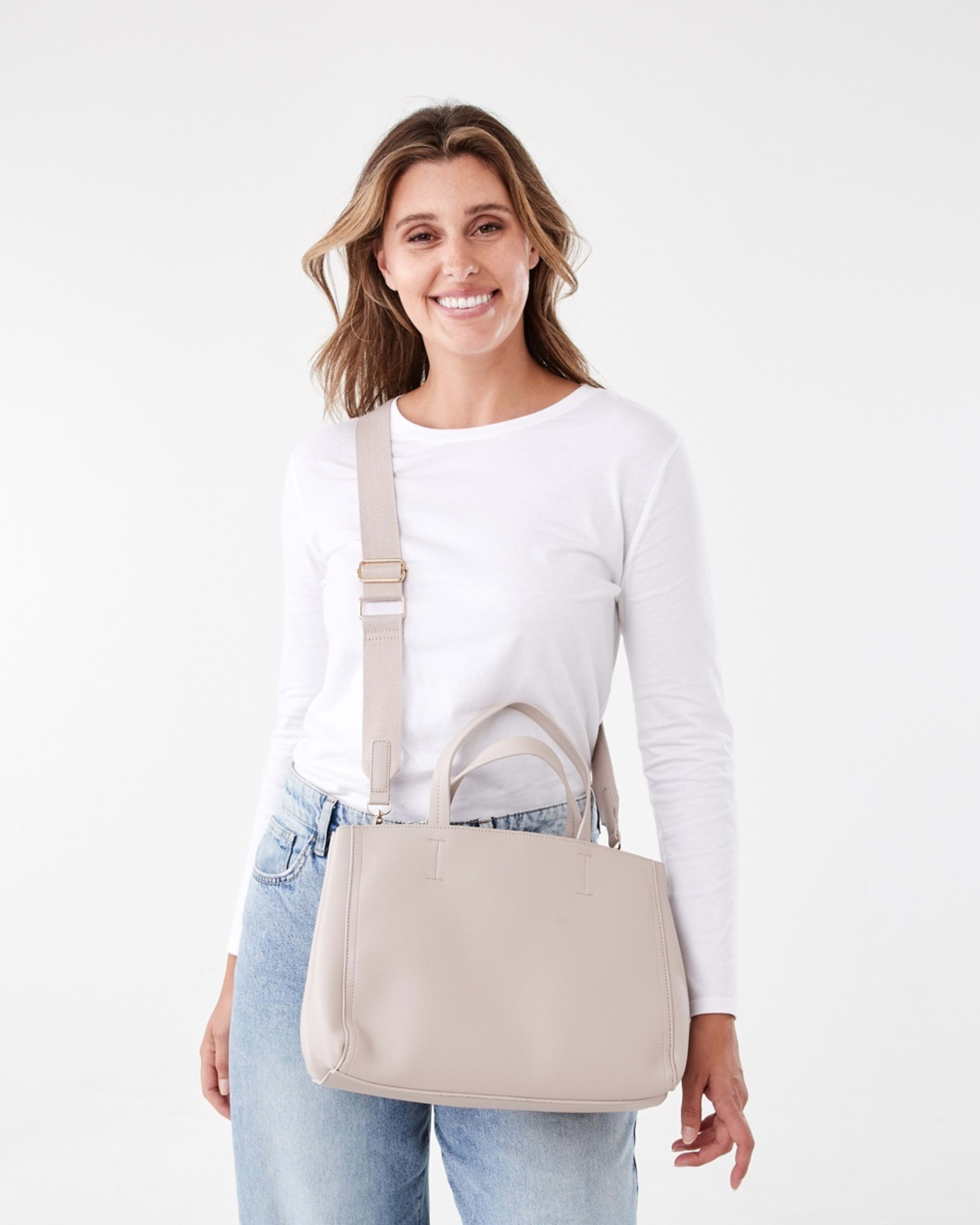 6 Tote Bag Smokey Taupe, 6 of 7
