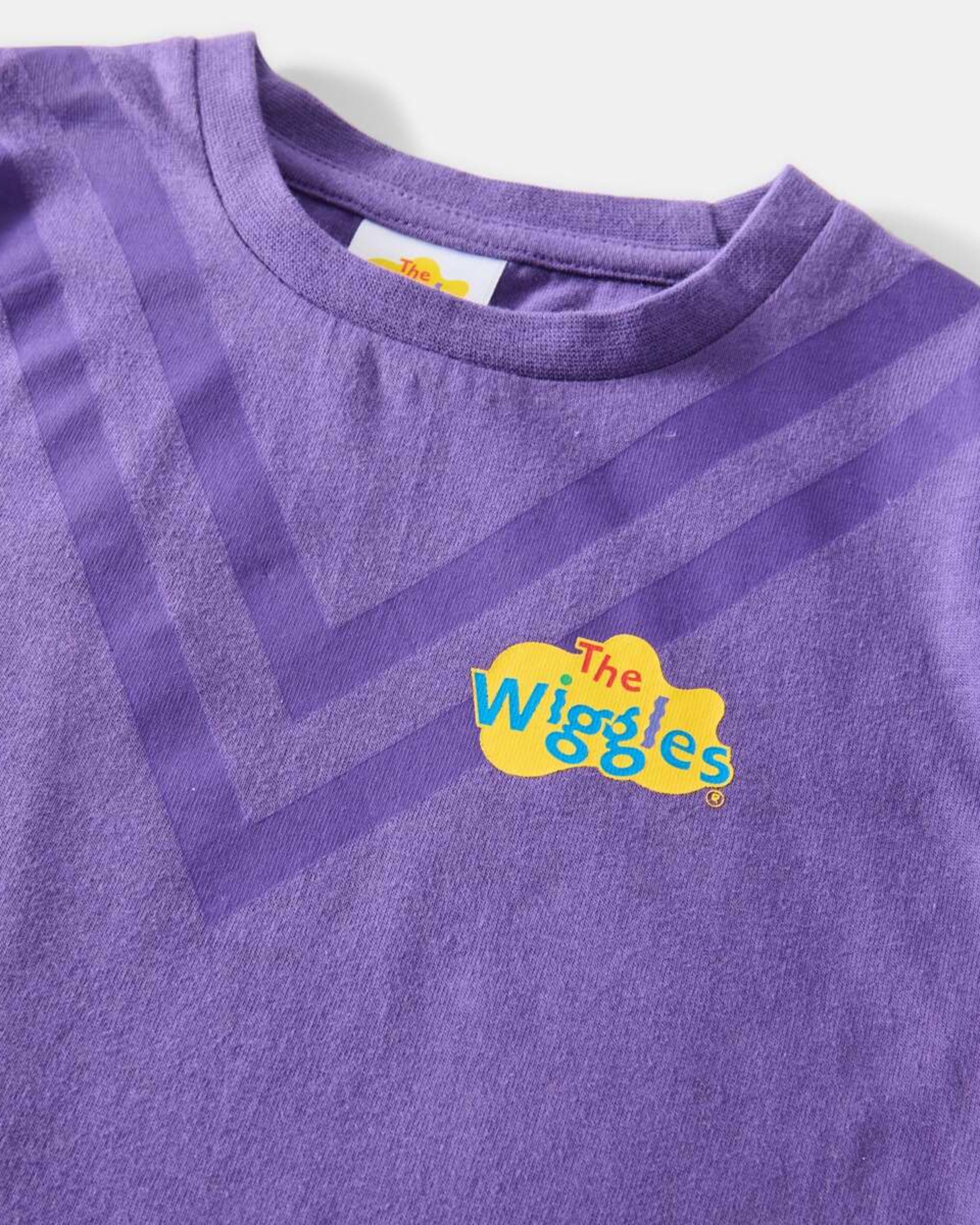 3 Wiggles License Dress Up Skivvy Top Purple Wiggle, 3 of 3