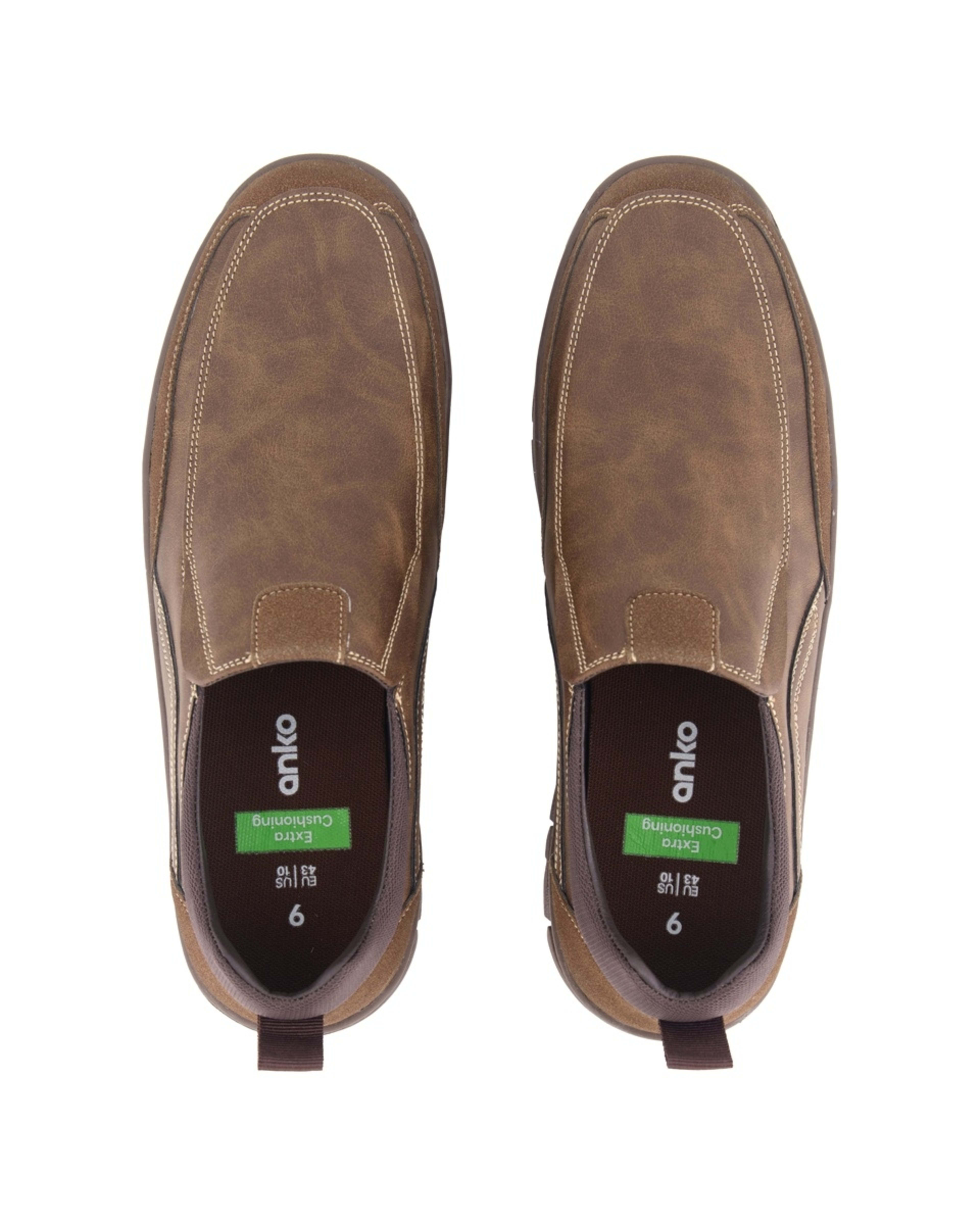 2 Casual Slip-On Shoes CHOCOLATE BROWN, 2 of 5