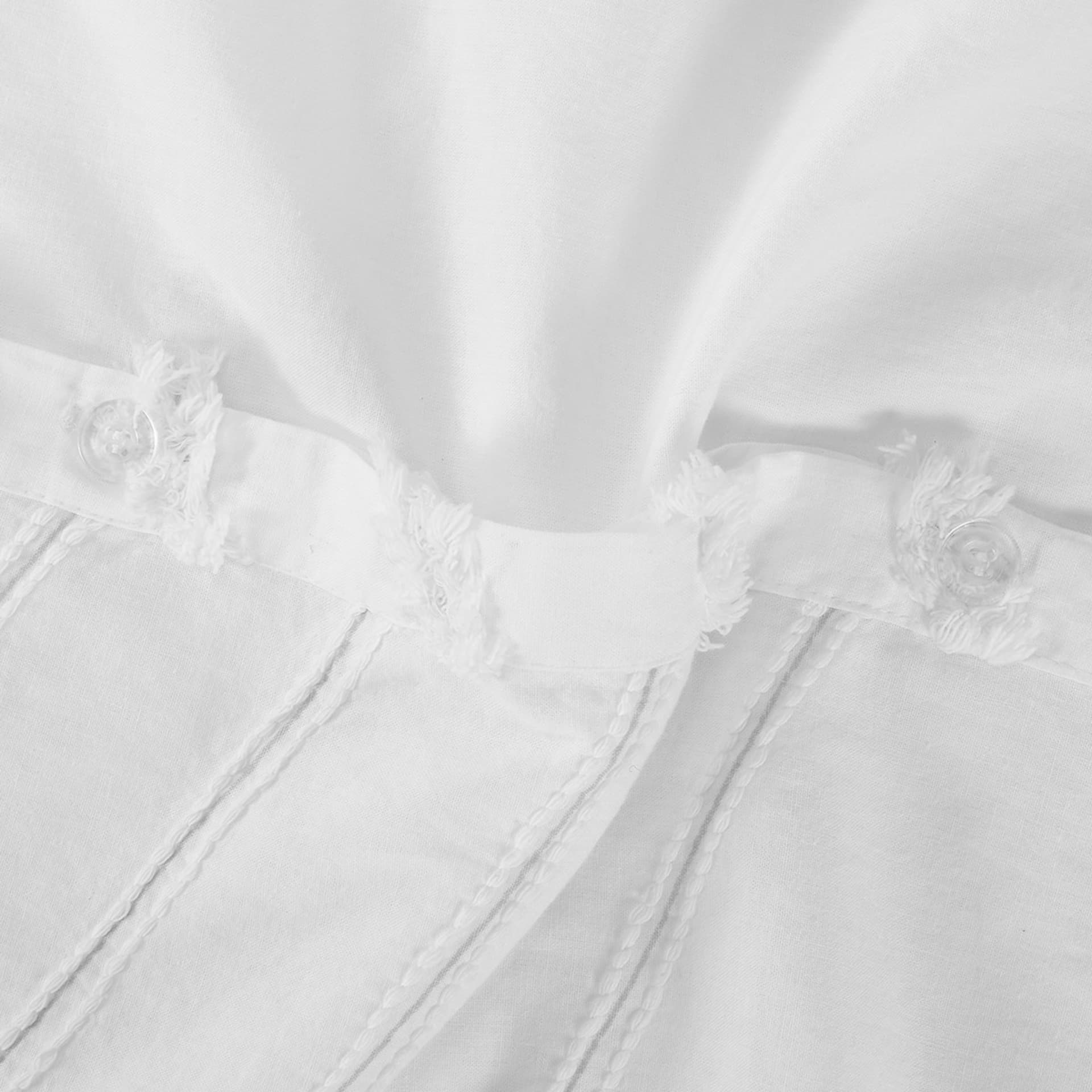 Tarni Cotton Quilt Cover Set Queen Bed, White Kmart