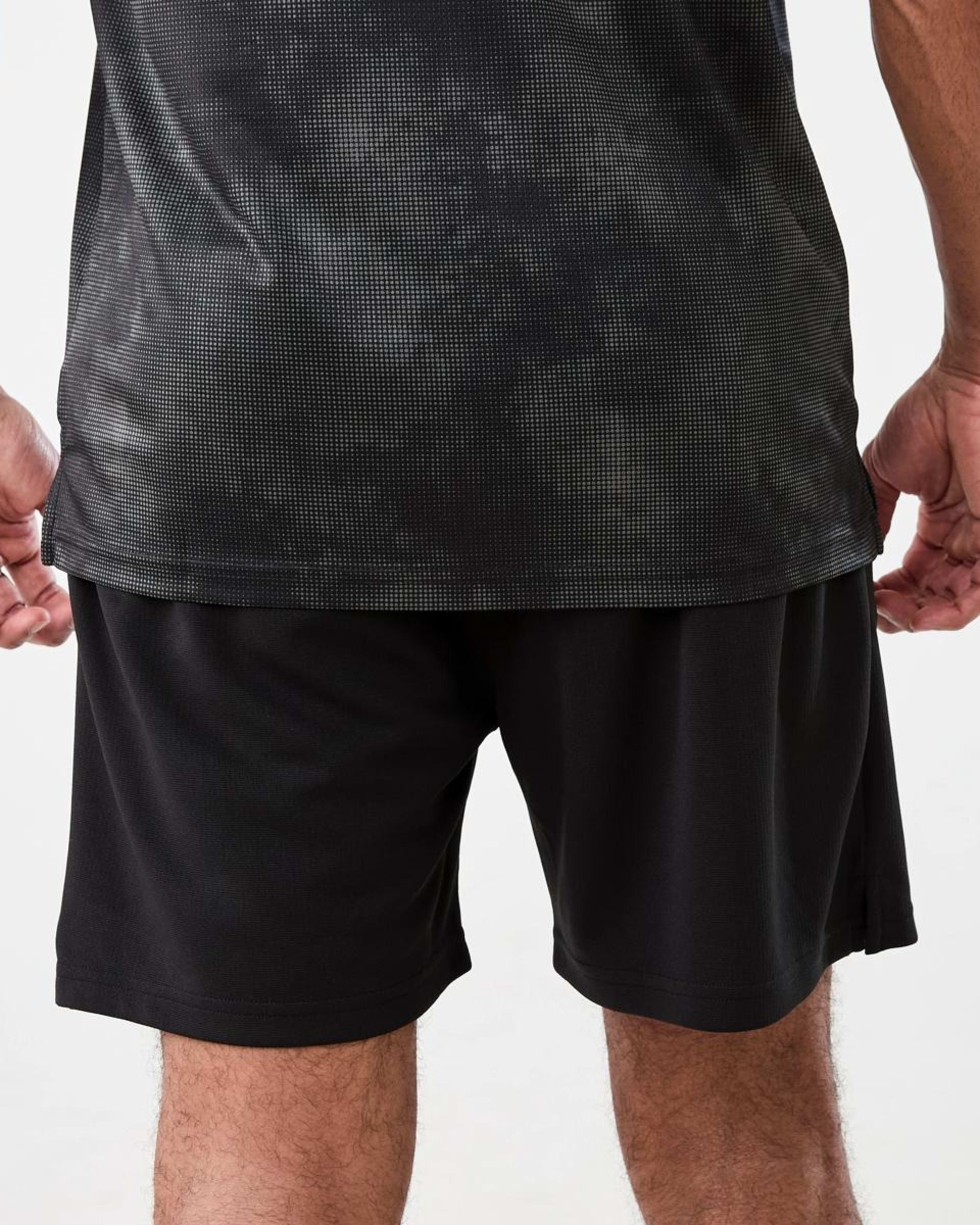 3 Active Mens Comfort Sports Shorts BLACK, 3 of 7