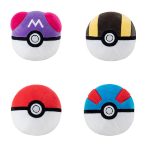 13cm Pokemon Poke Plush Ball - Assorted