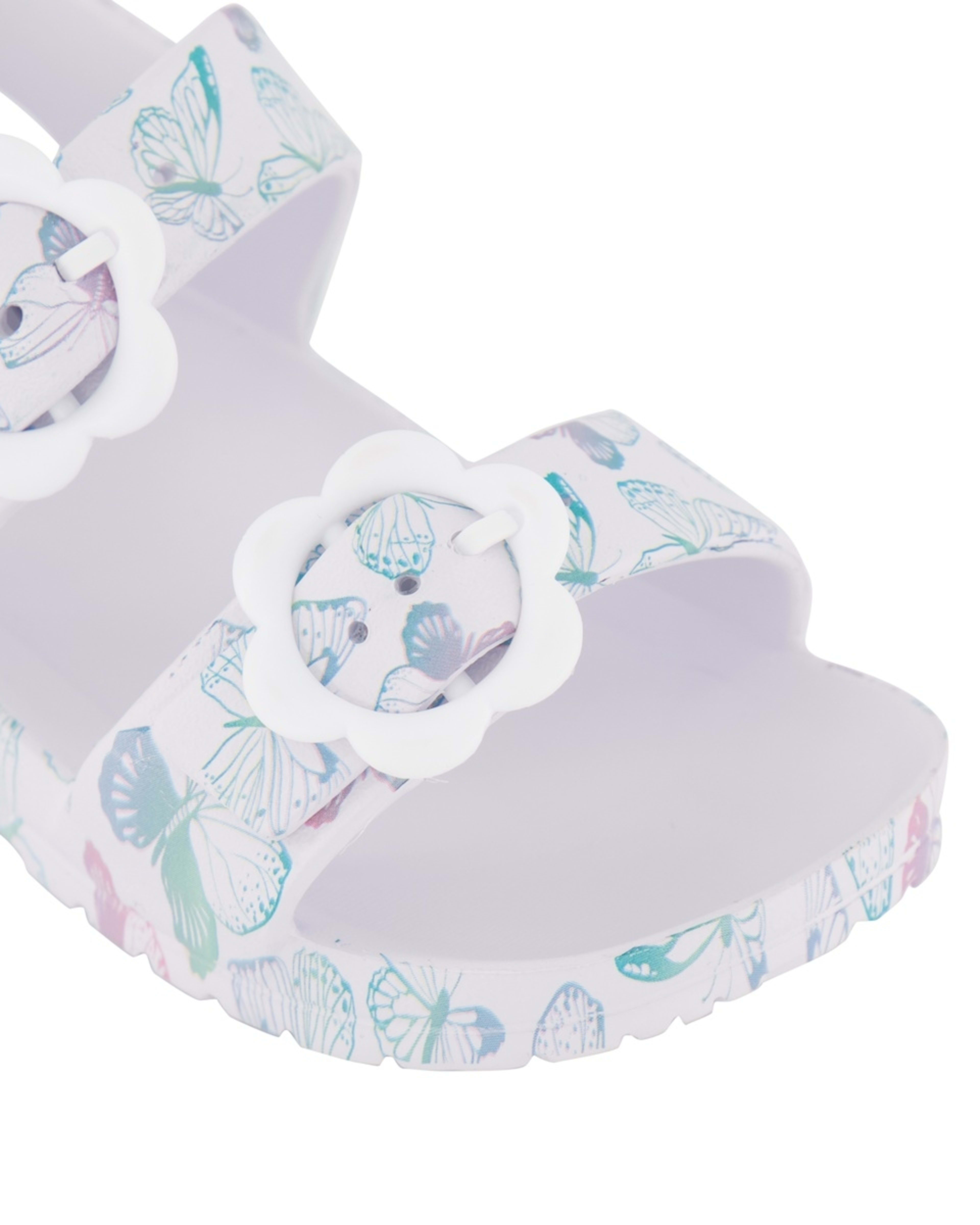4 Junior Double Strap Slides Butterfly, 4 of 4