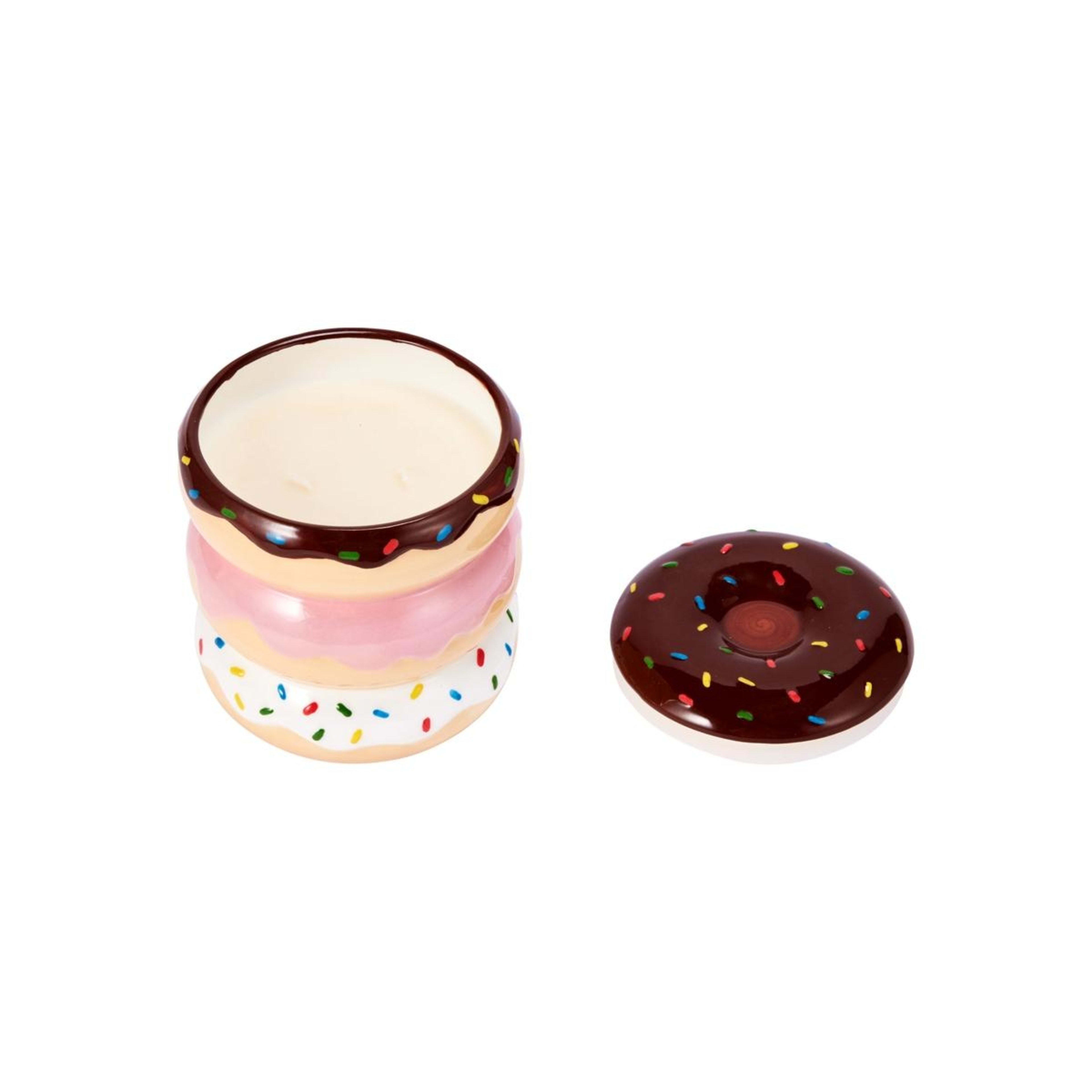 5 Ceramic Donut Stack Candle, 5 of 6
