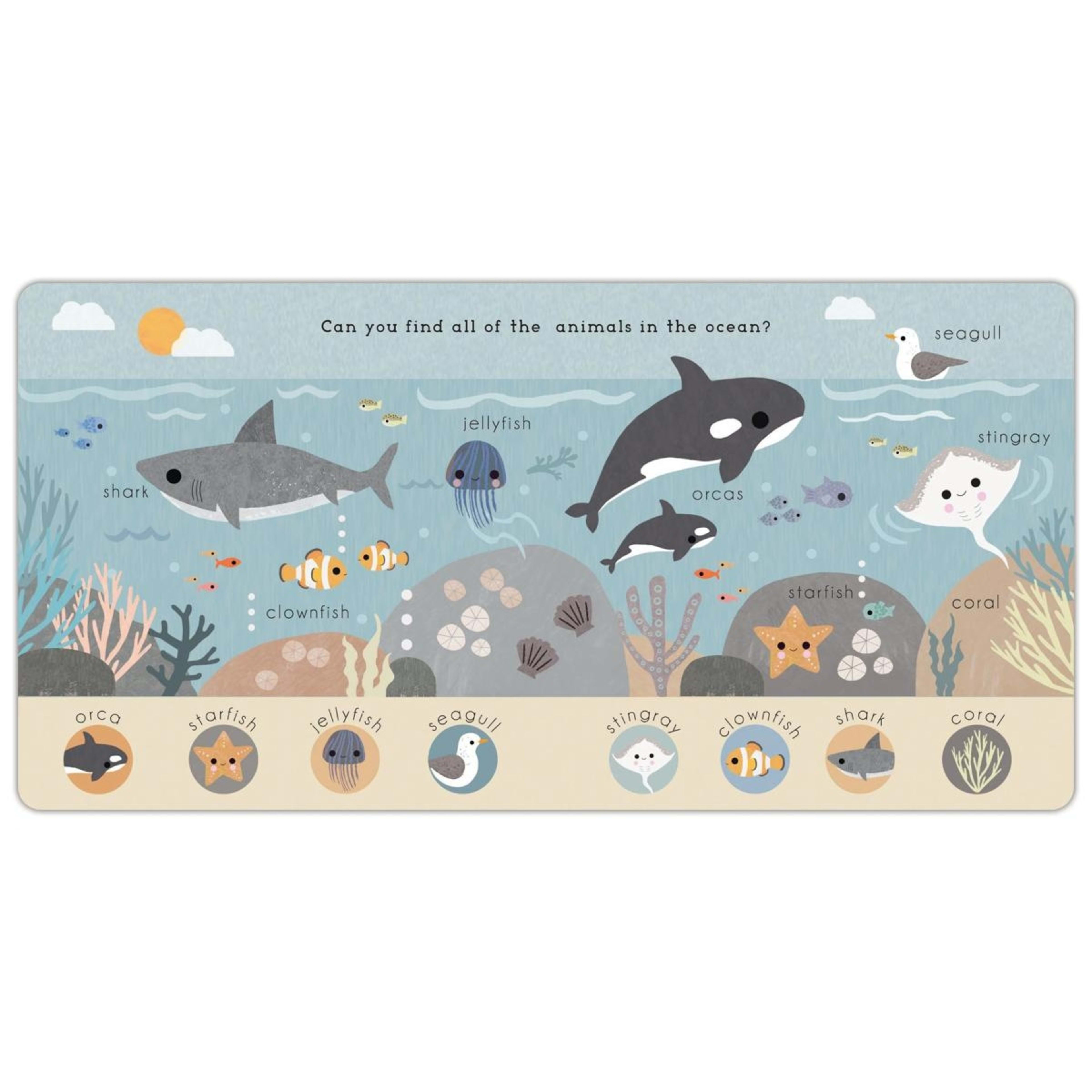 2 Baby Play: Ocean - Book, 2 of 3