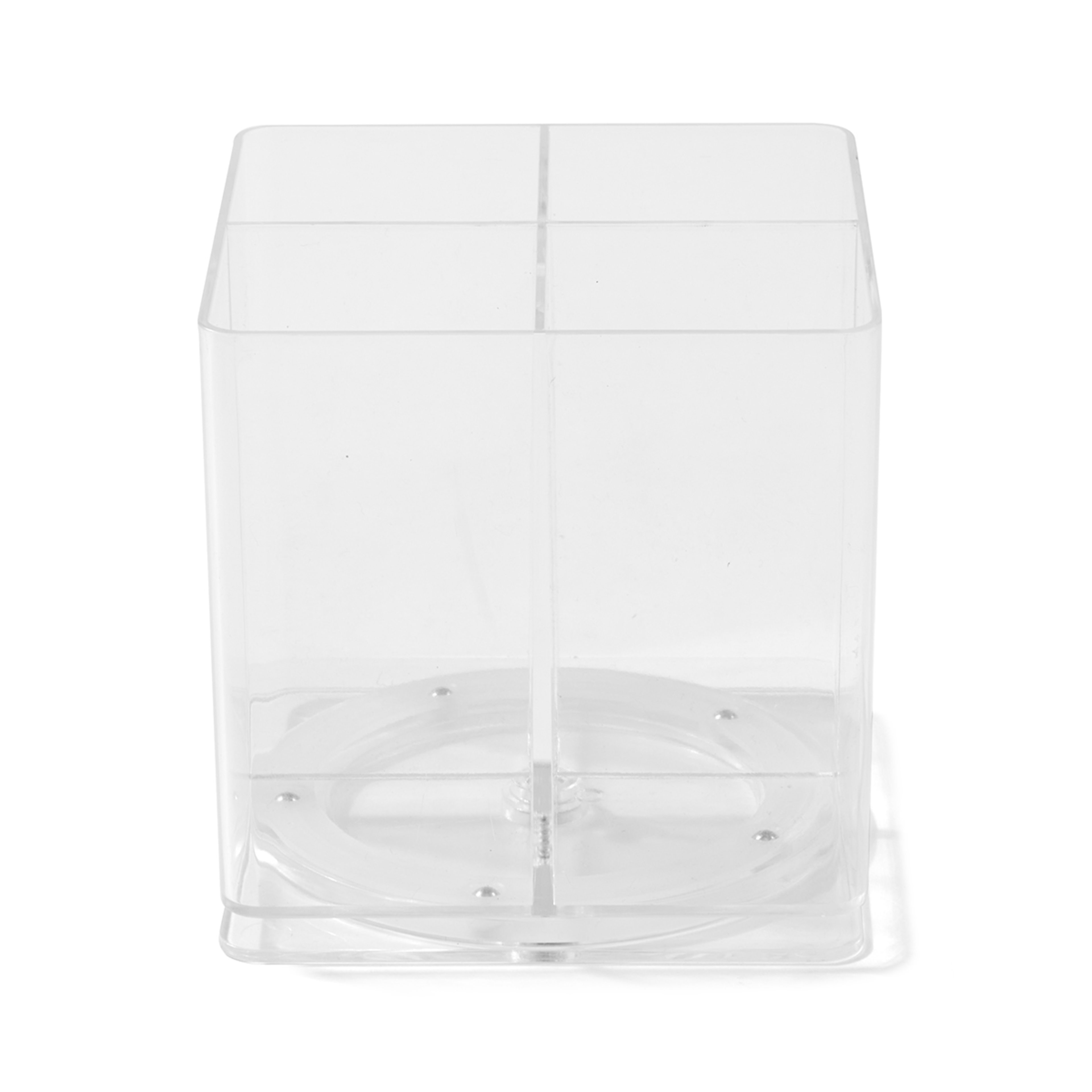 Plastic Spinning Organiser Clear Kmart