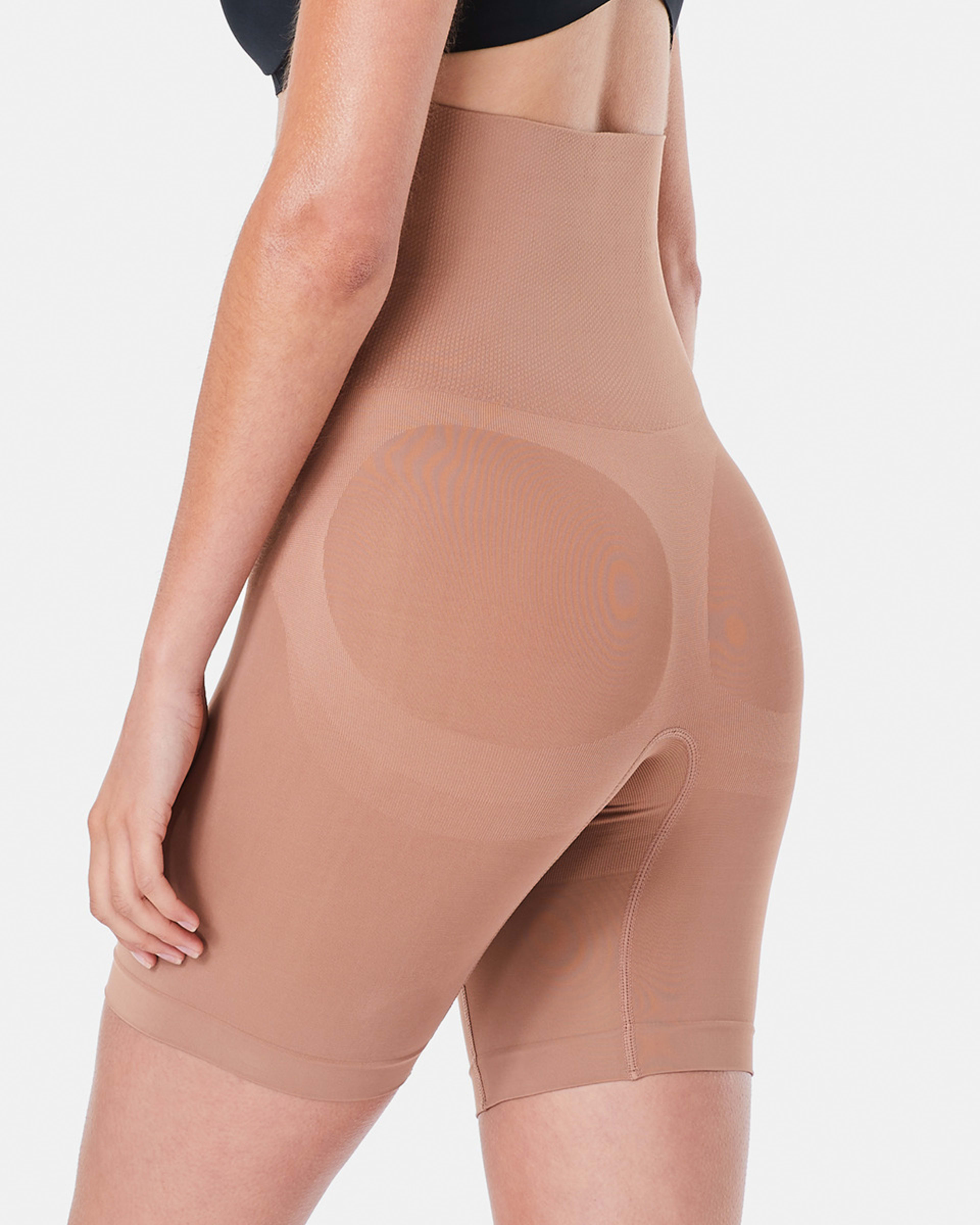 3 Firm Control Seamfree Shaping Shorts BEIGE TAN, 3 of 4