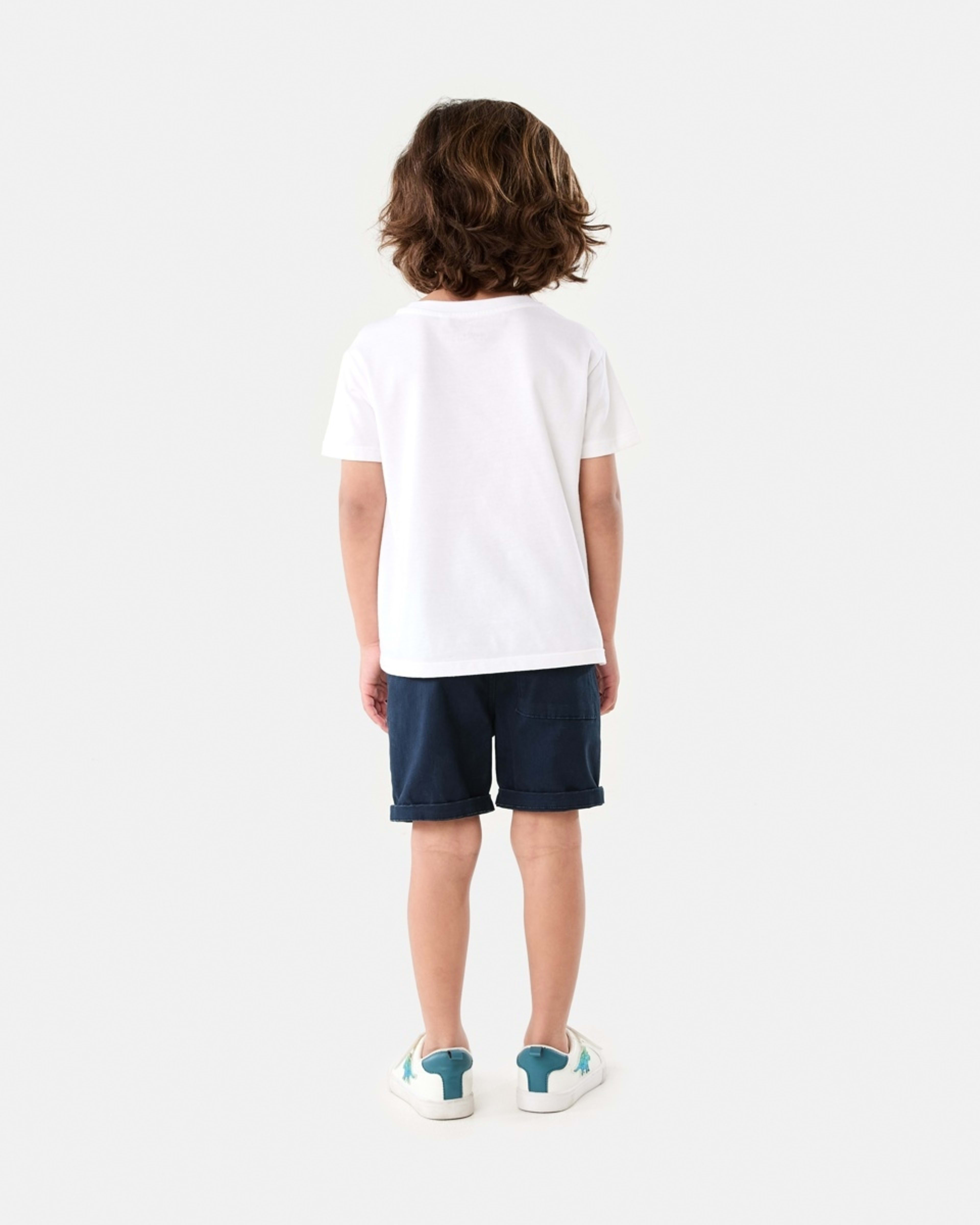 6 Pull On Chino Shorts DRESS BLUE, 6 of 6
