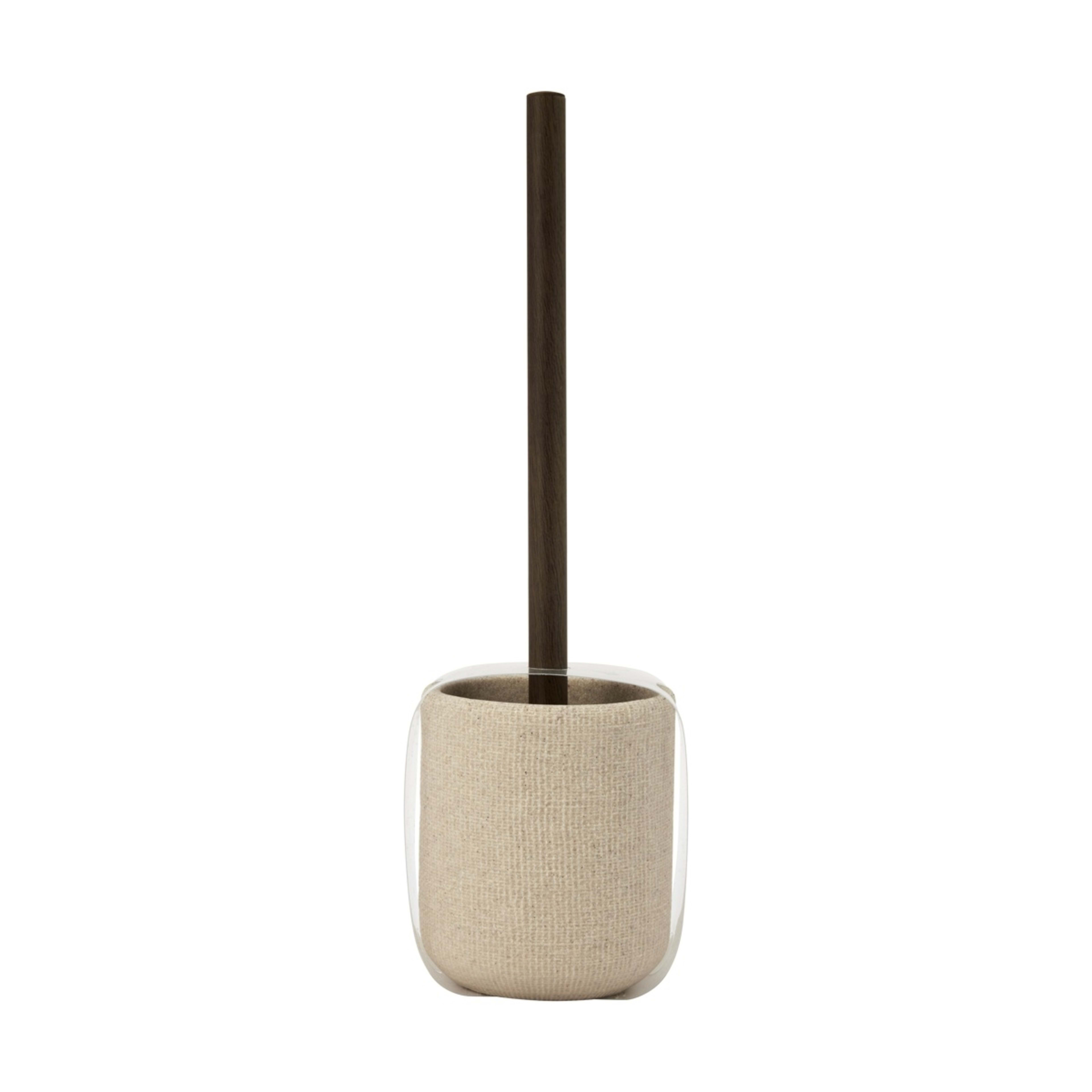6 Linen Look Toilet Brush, 6 of 6