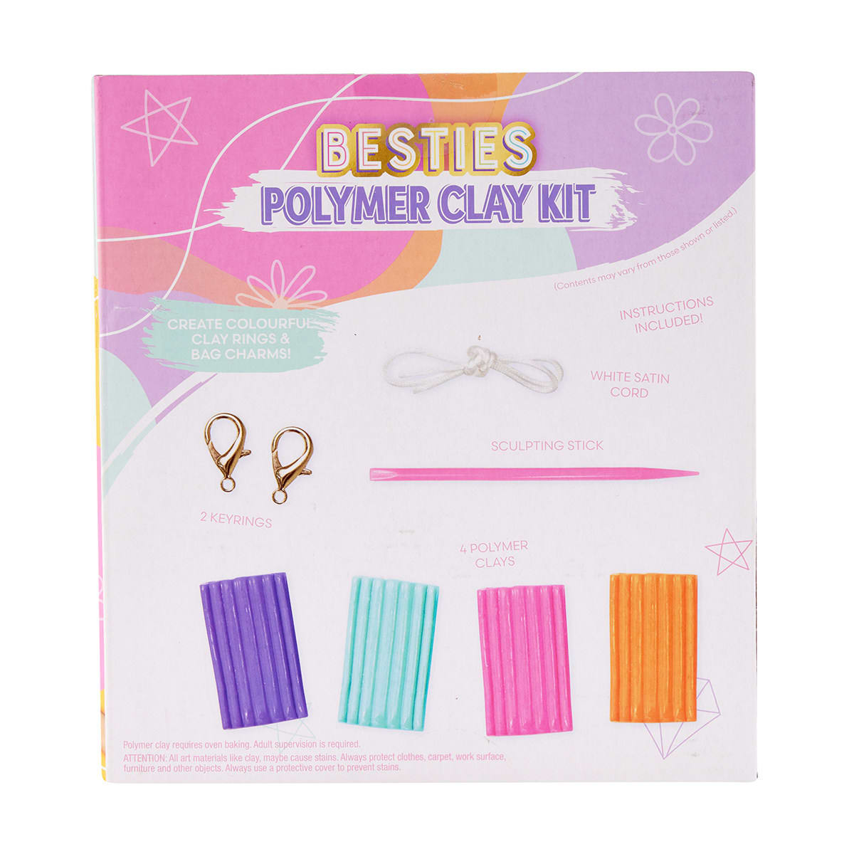 Besties Polymer Clay Kit Kmart