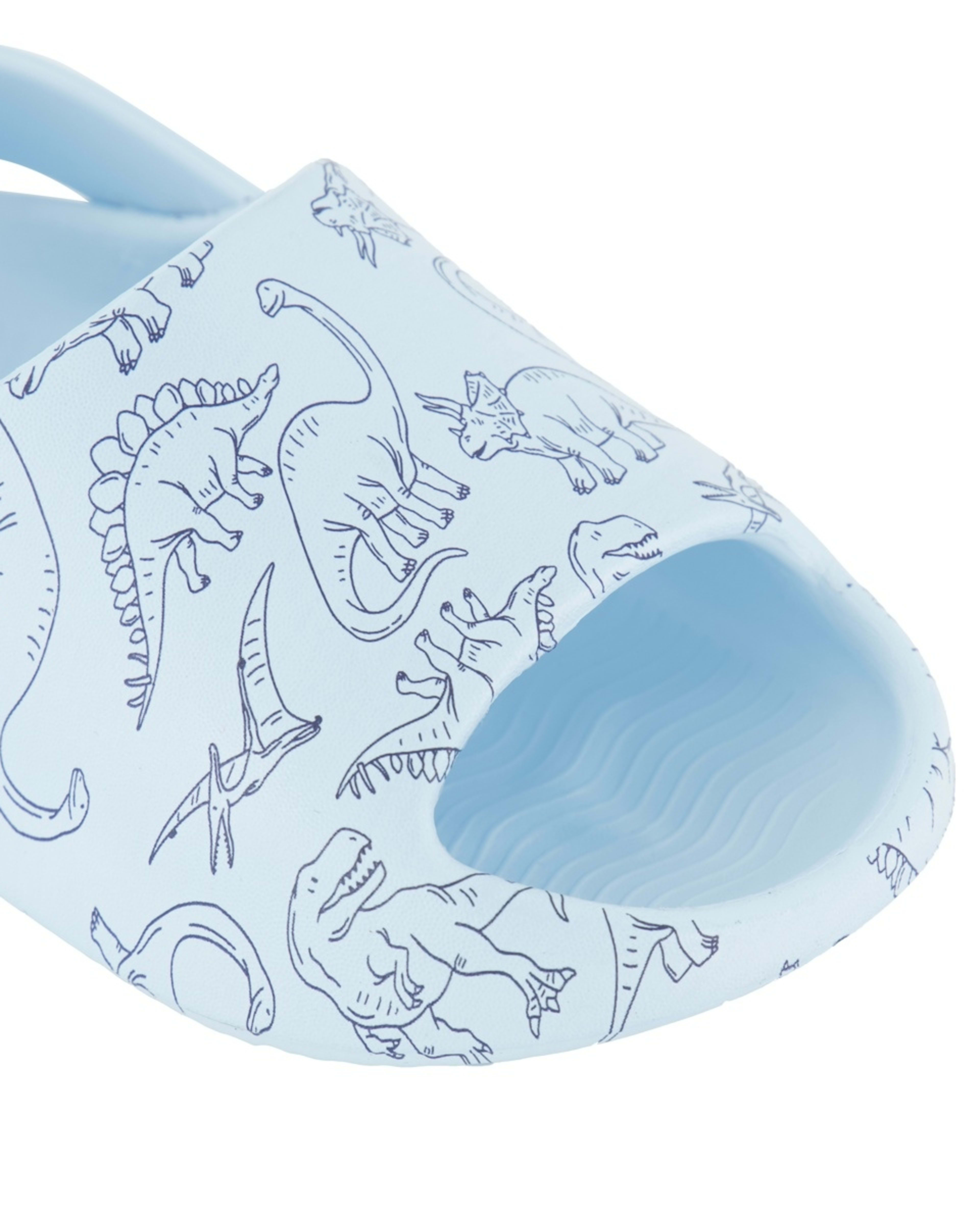 4 Junior Moulded Slides Dino Blue, 4 of 4