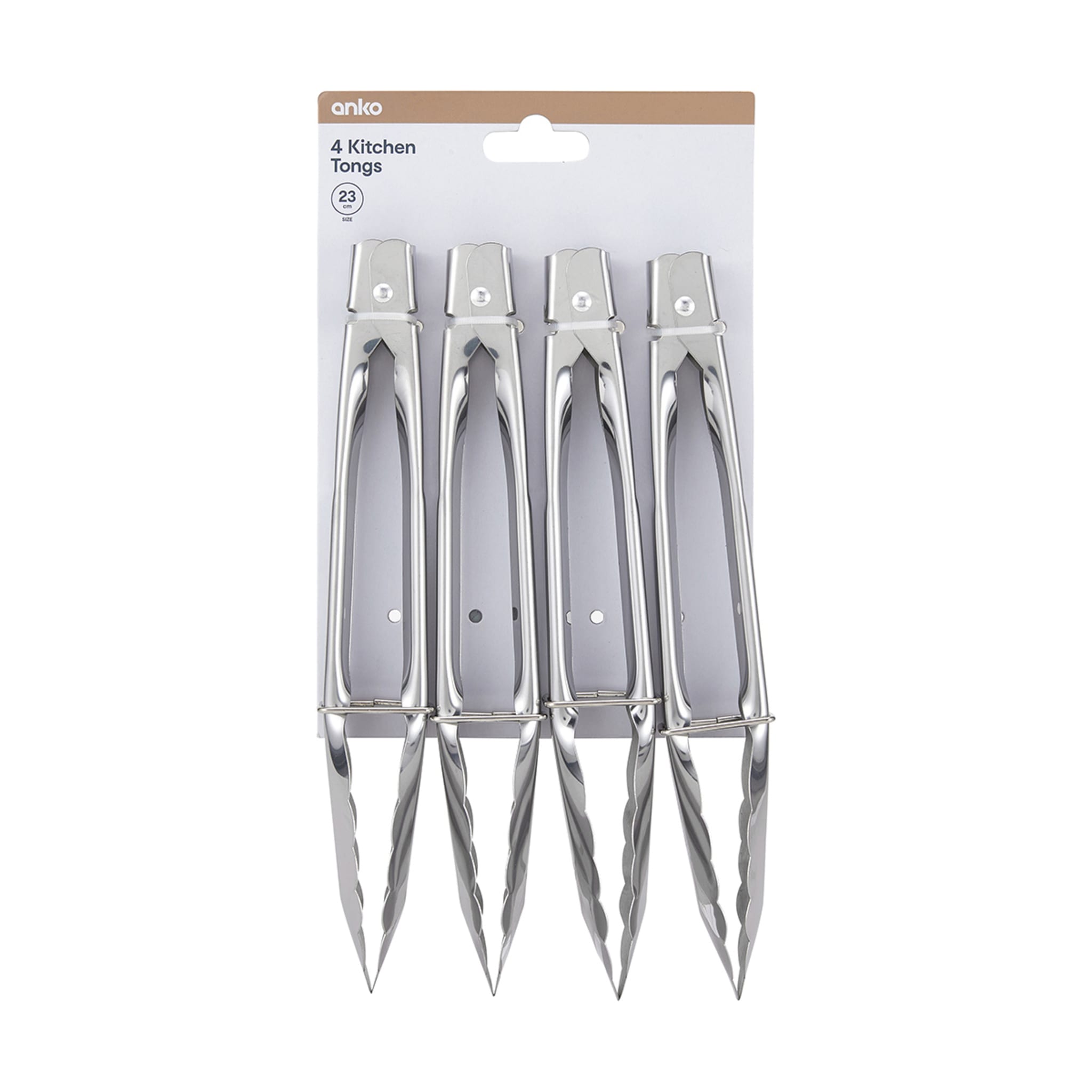 4 Kitchen Tongs Kmart