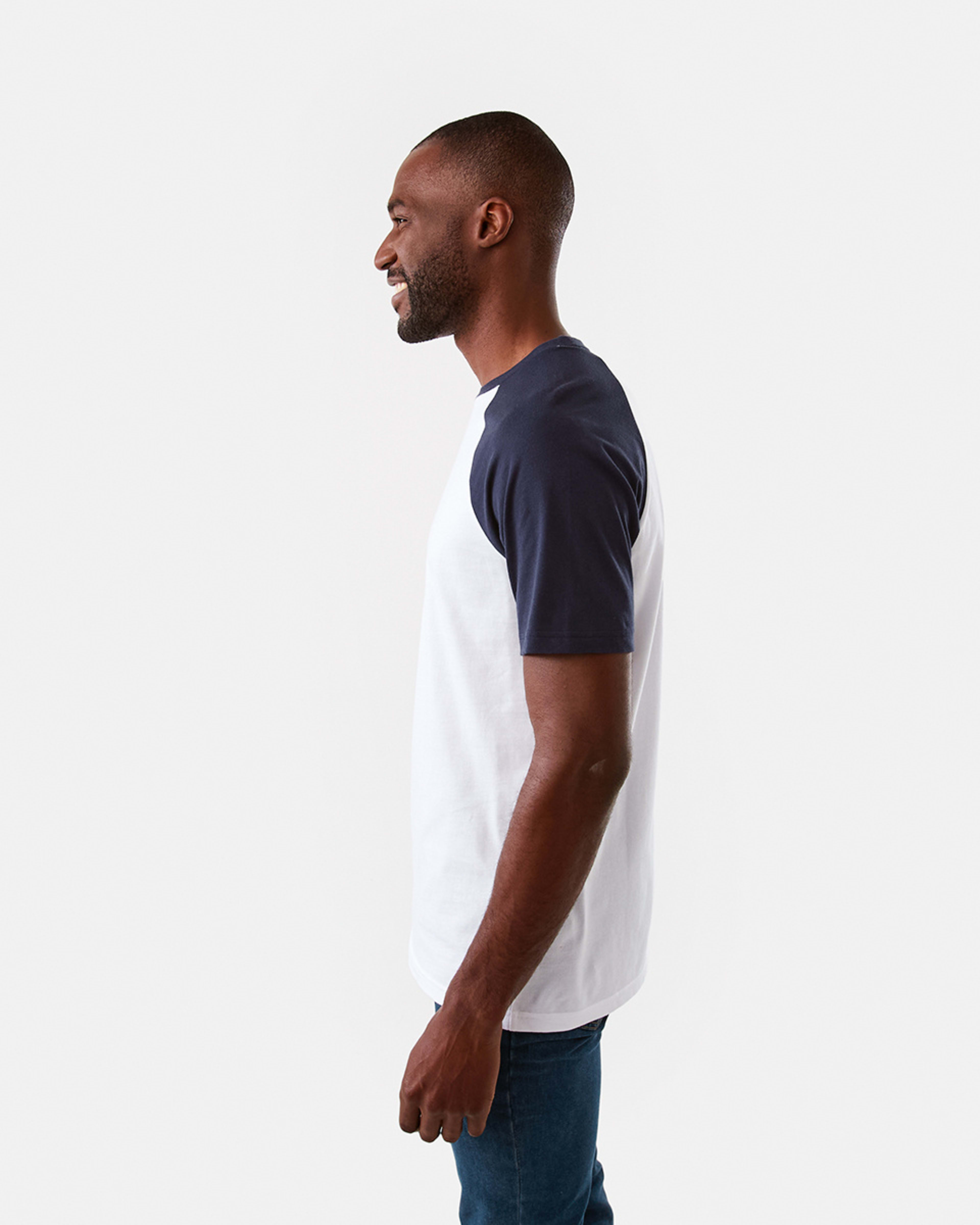 2 Raglan Sleeve T-shirt Blu Pcoat, 2 of 5