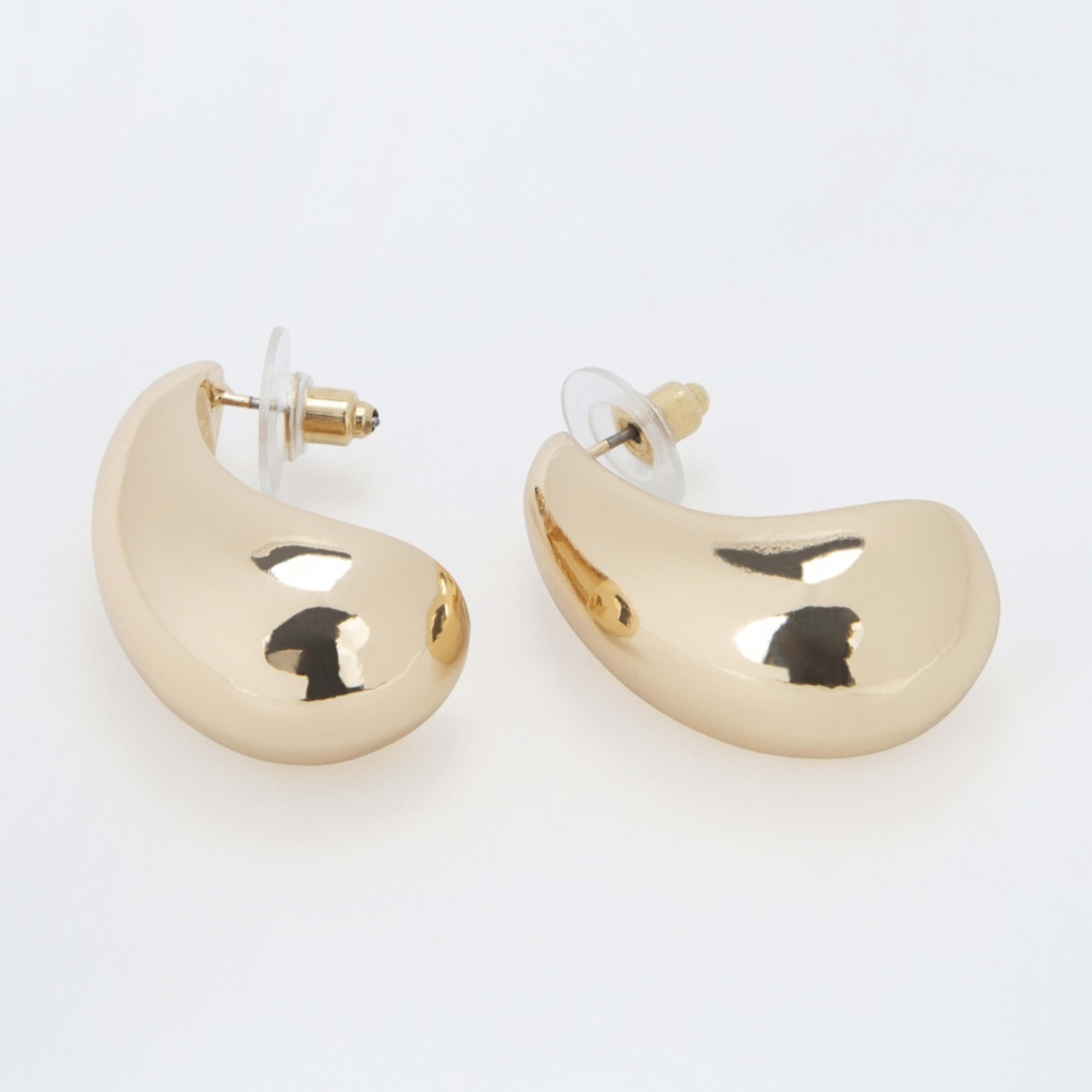 Statement Teardrop Earrings - Gold Tone - Kmart