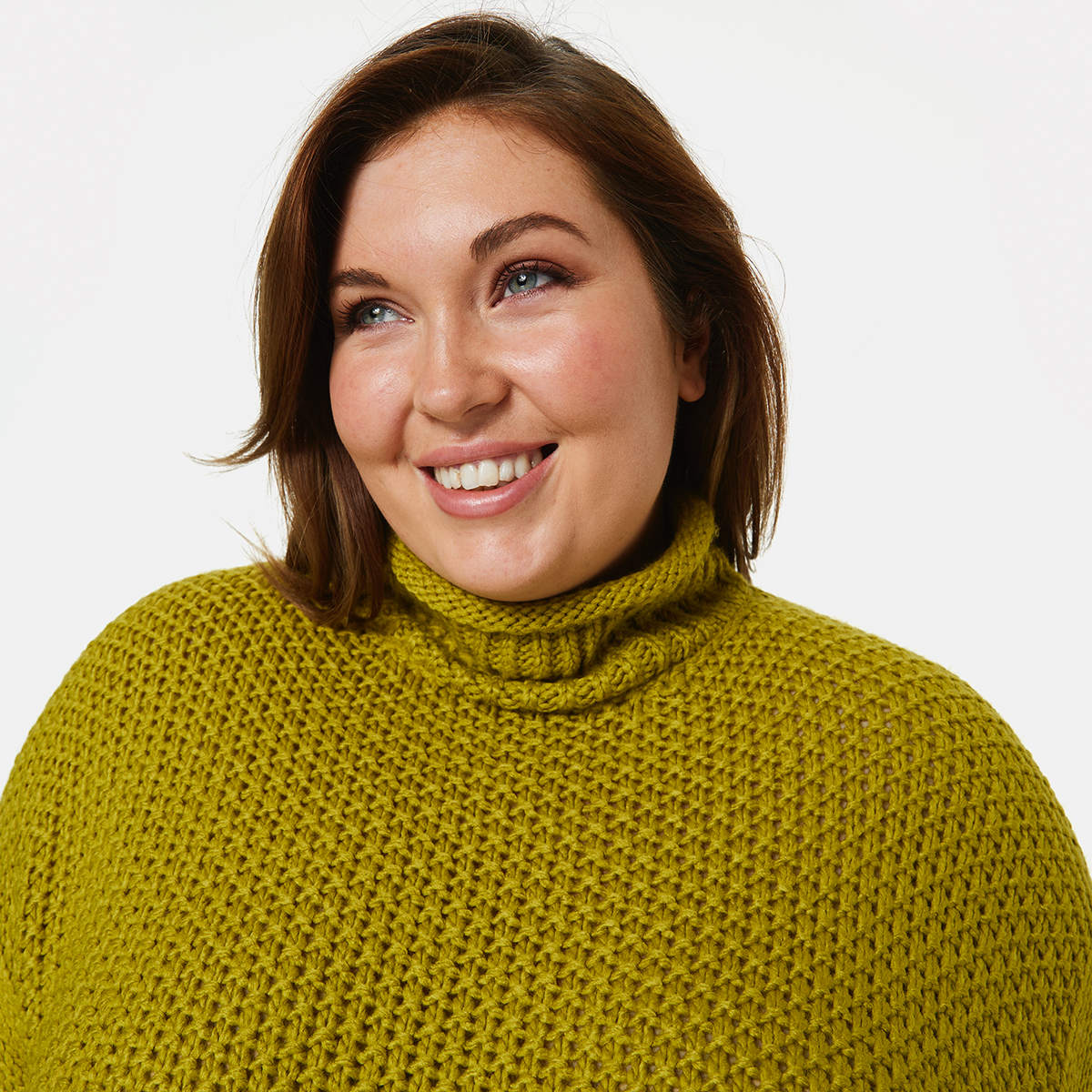 Curve Cosy Funnel Neck Knit Jumper Kmart