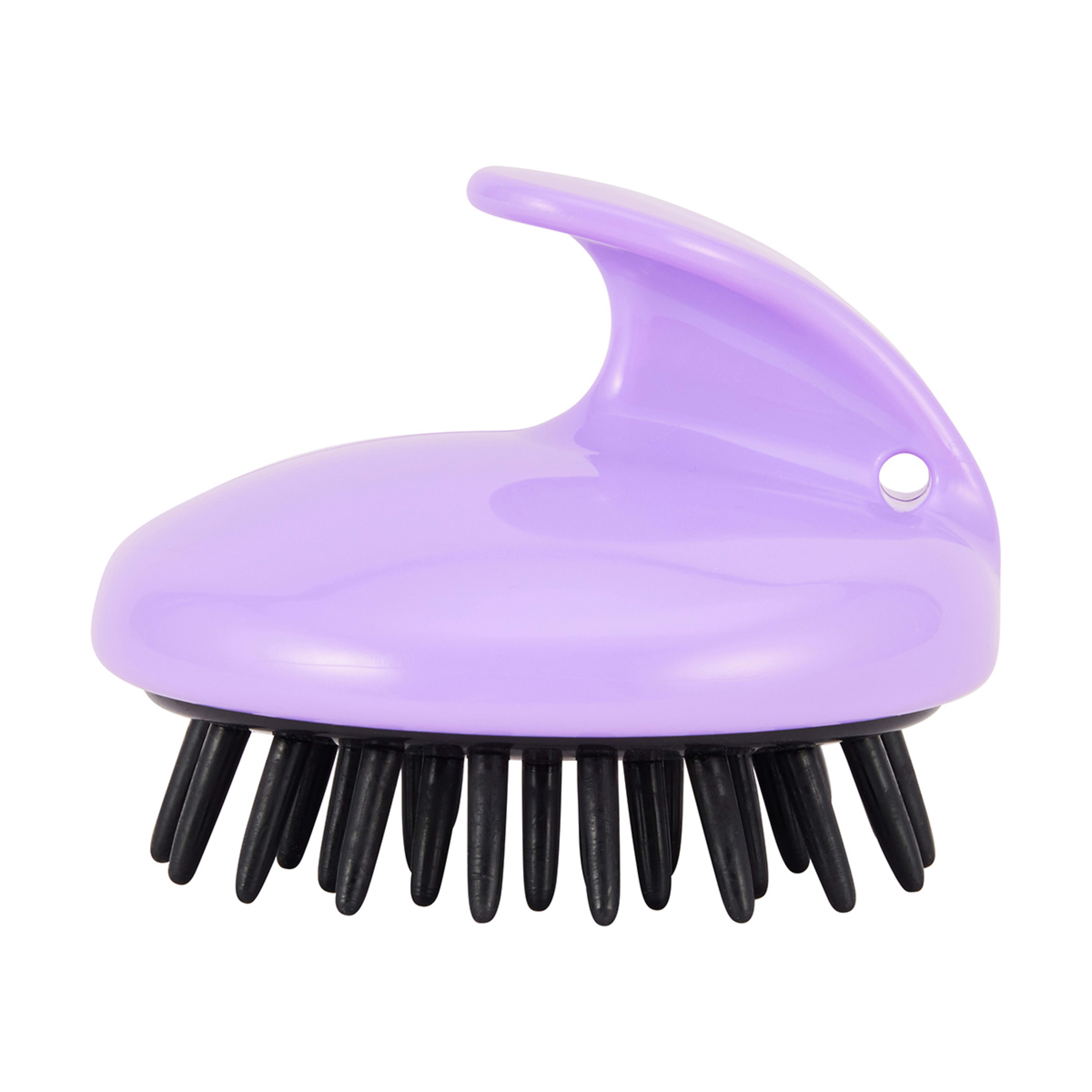 1 OXX Haircare Shampoo and Scalp Massage Brush - Purple, 1 of 4