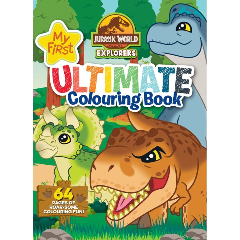 Jurassic World Explorers My First Ultimate Colouring Book - Kmart