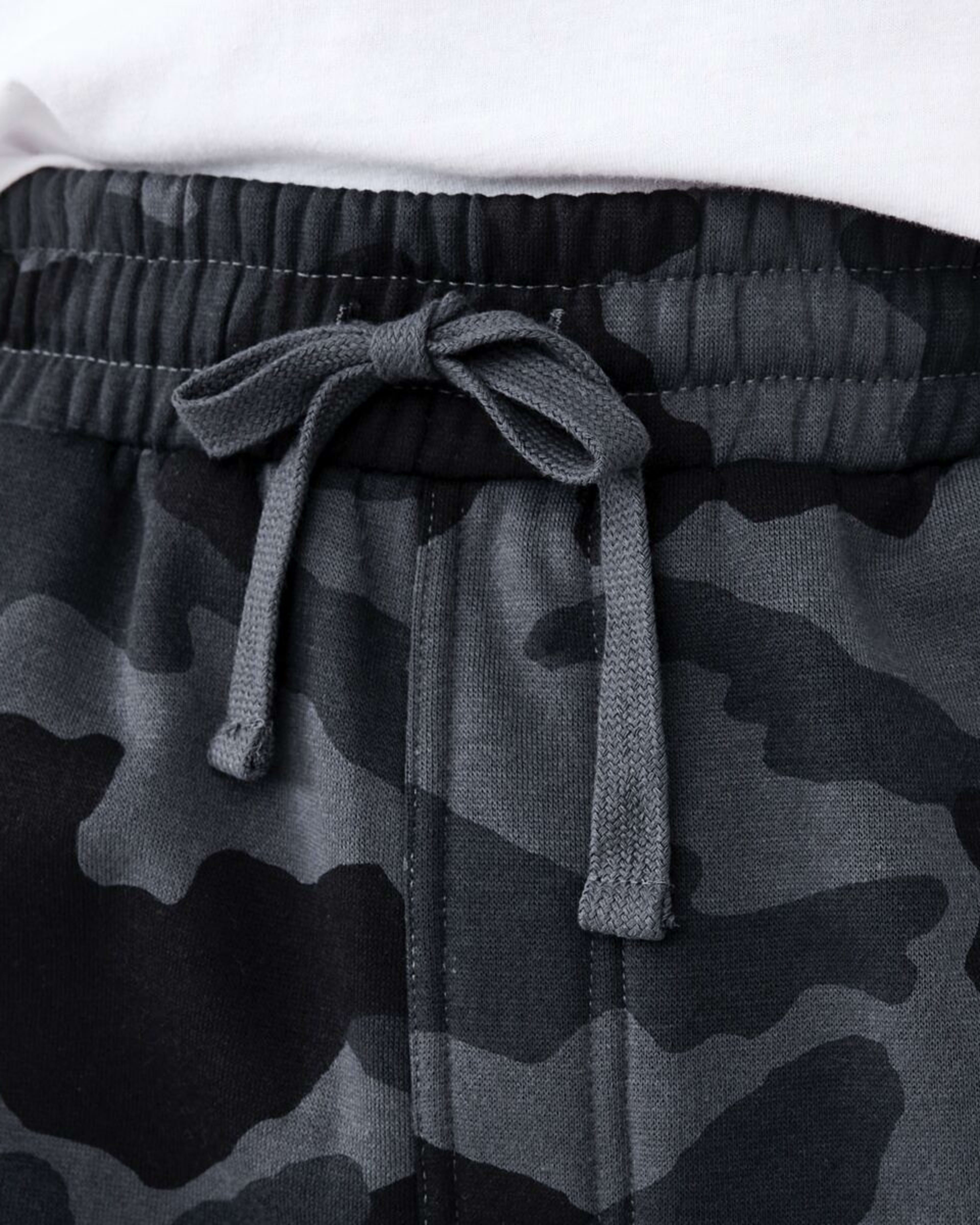 4 Everlast Mens Camo Trackpants Char Camo, 4 of 7