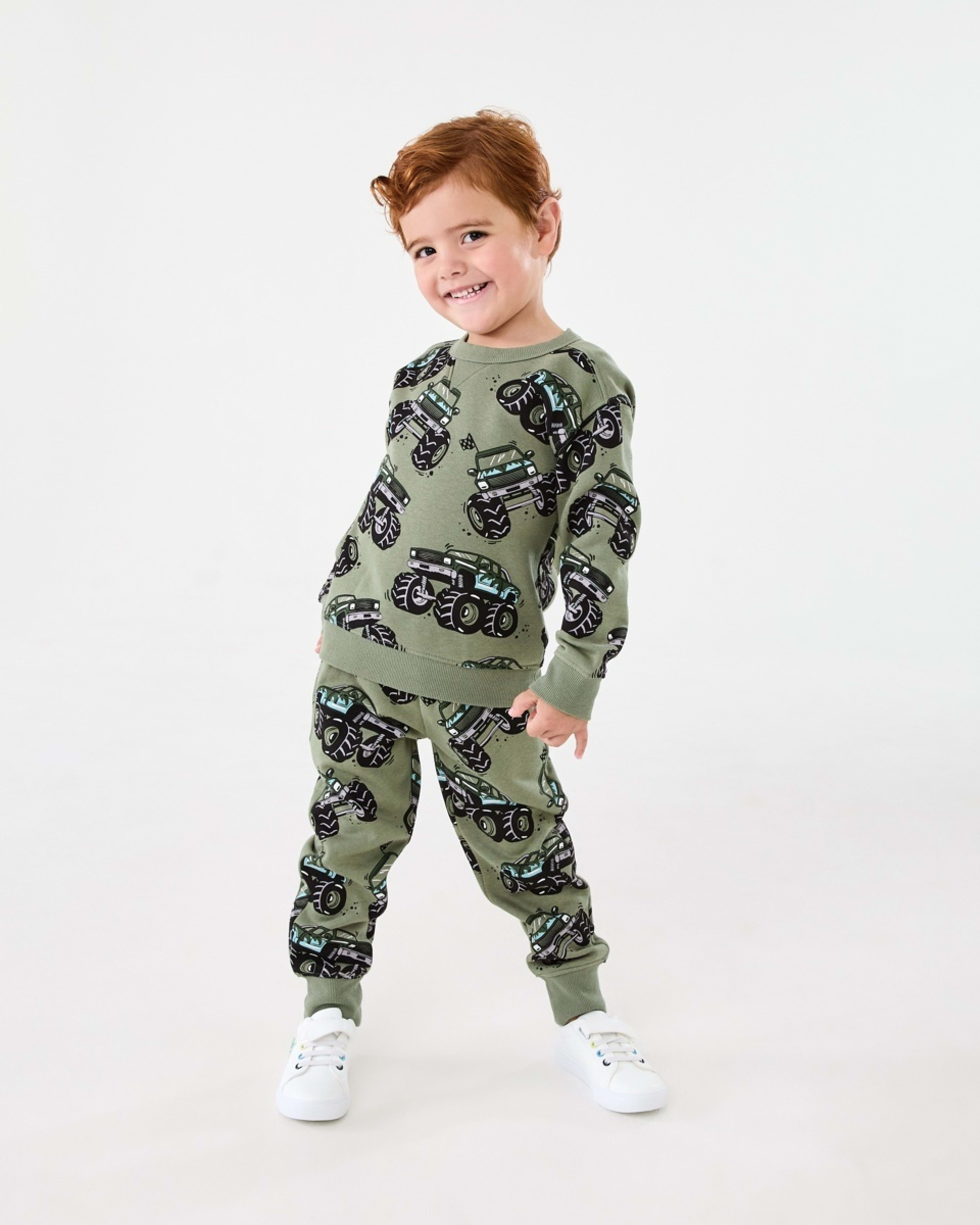 5 All Over Print Trackpants Gre Monste, 5 of 8