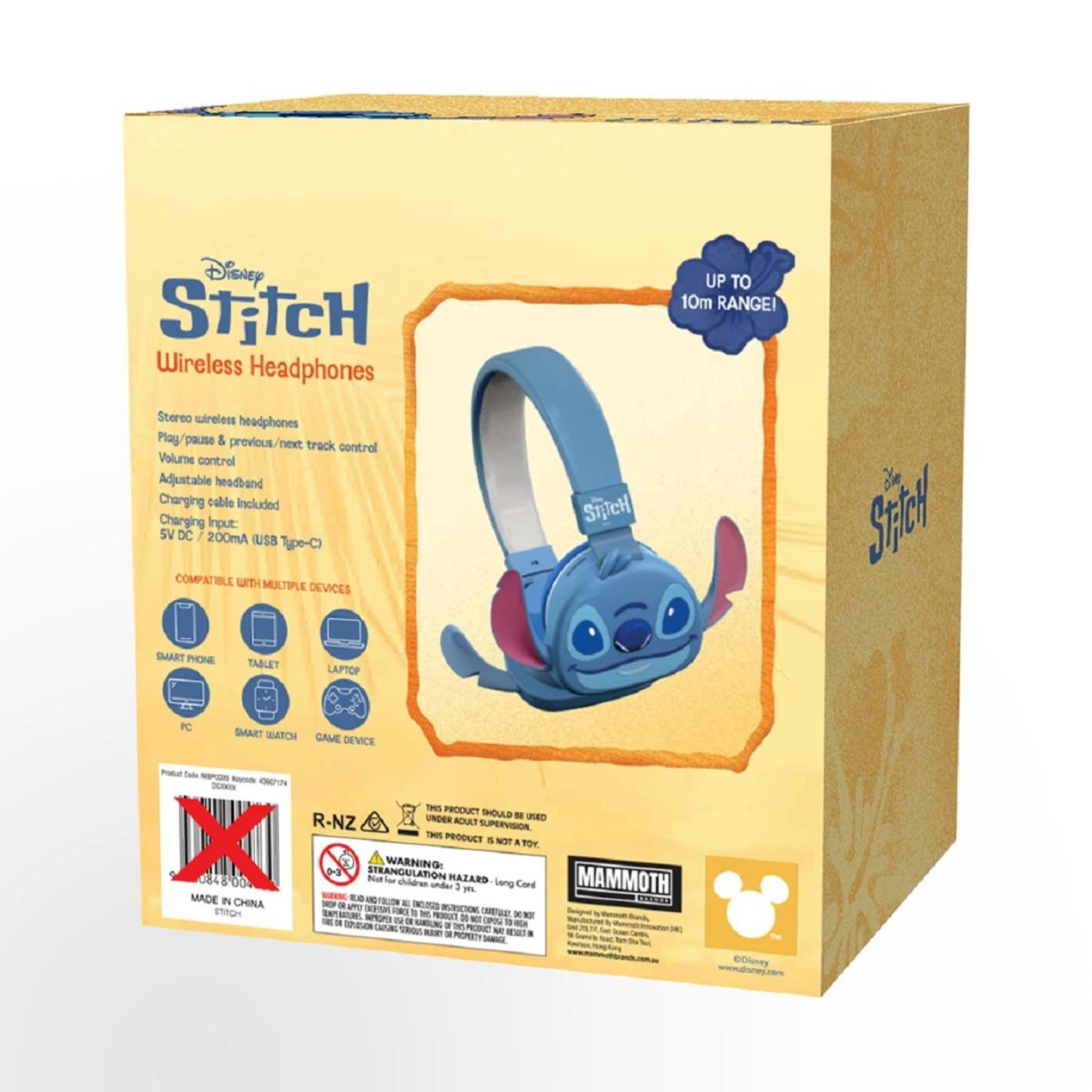 3 Disney Stitch Bluetooth Headphones, 3 of 3
