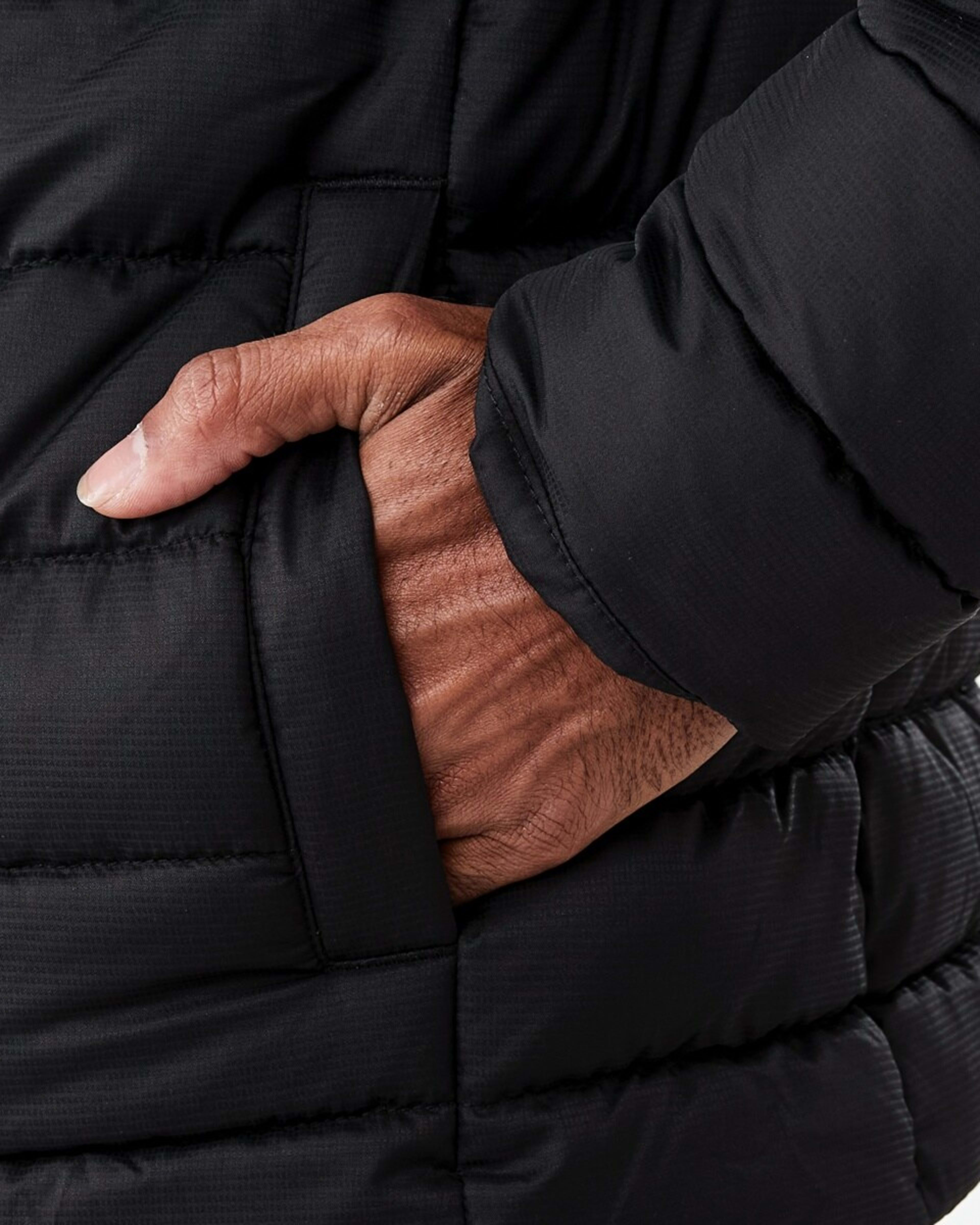 7 Active Mens Outdoor Puffer Jacket Black, 7 of 7