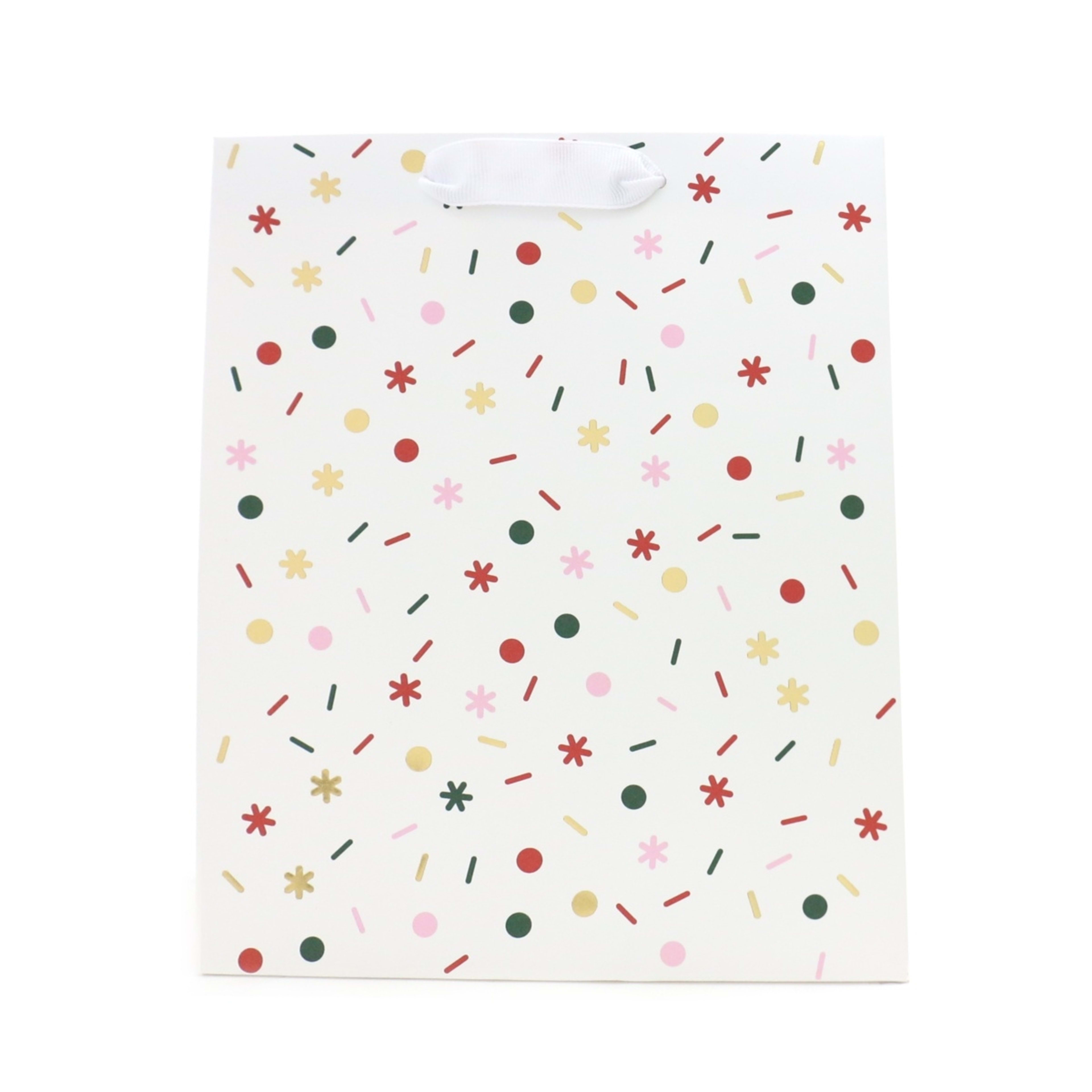 1 Hallmark Confetti and Stars Gift Bag - Medium