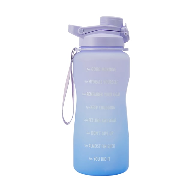 2.1L Purple Ombre Daily Intake Flip Lid Drink Bottle Kmart NZ