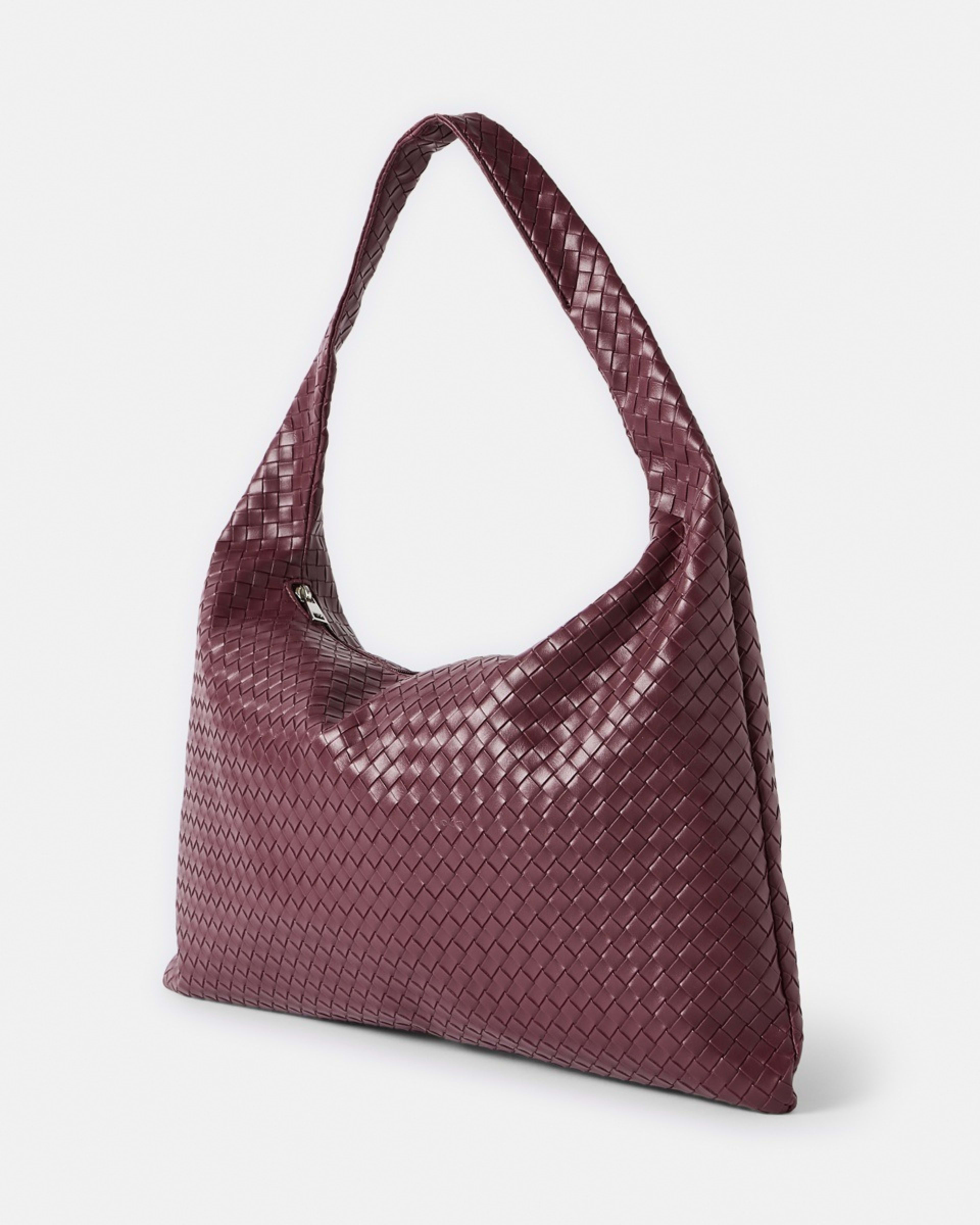 2 Weave Shoulder Bag CRIMSON RED, 2 of 4