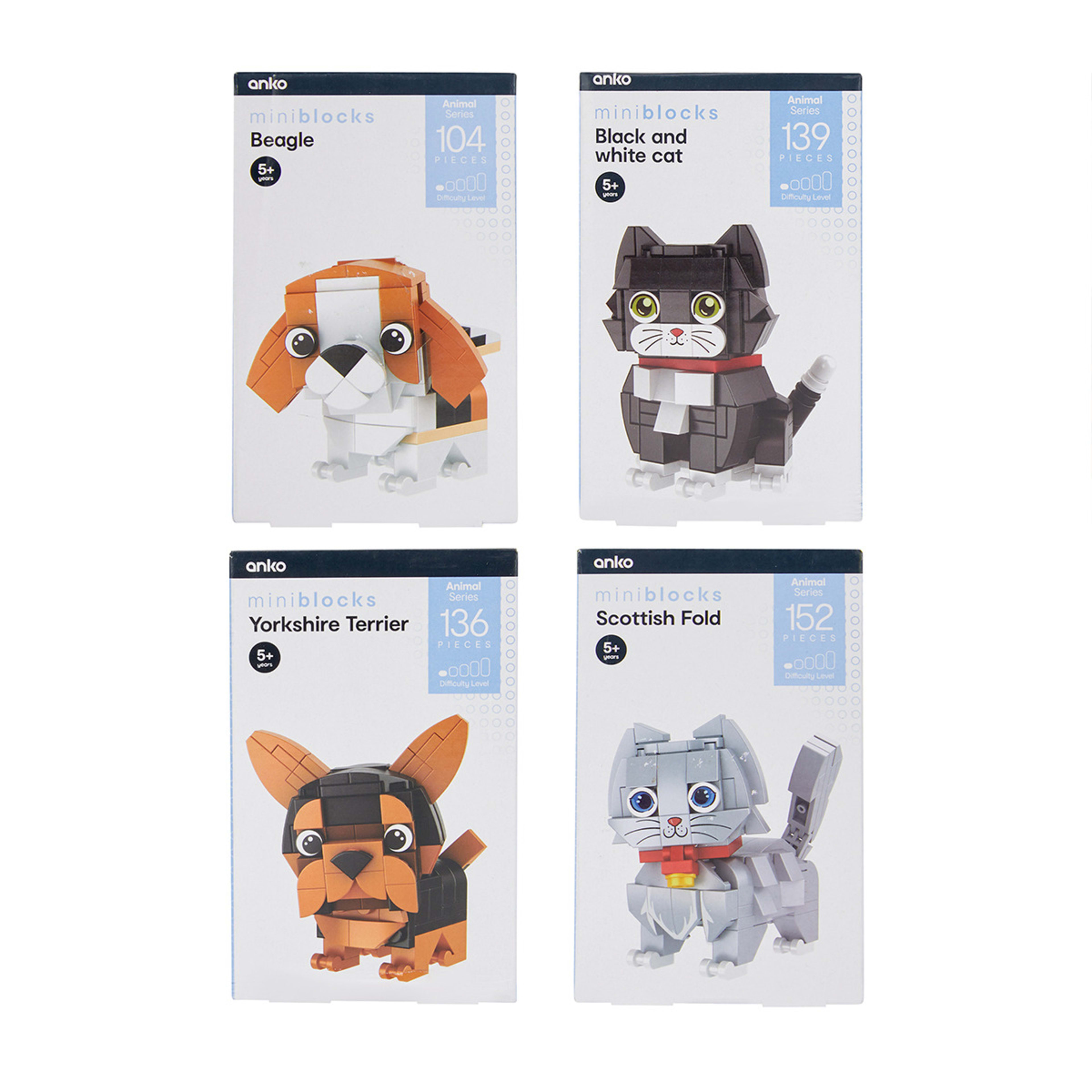 1 Mini Blocks Animal Series: Playset - Assorted