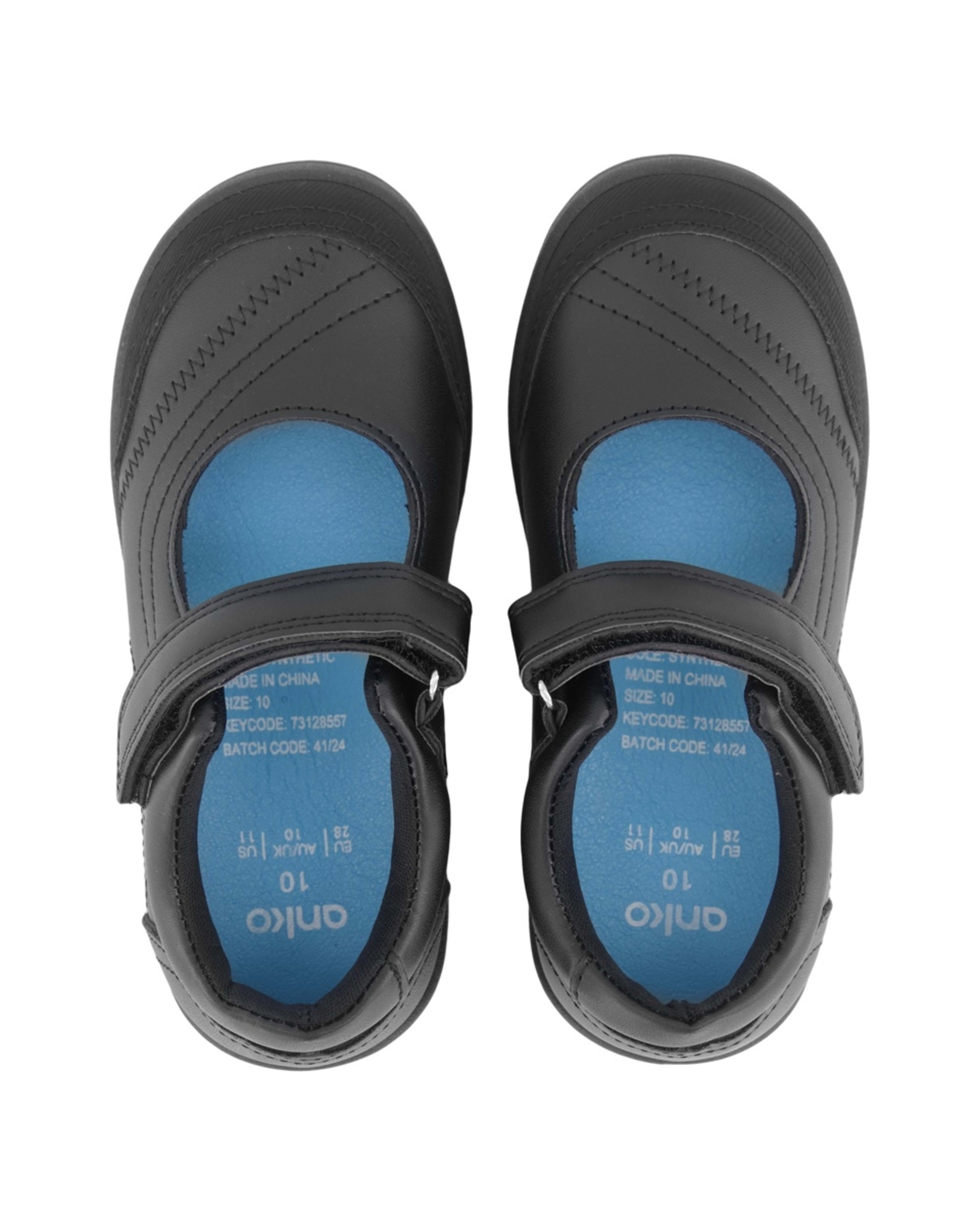 2 Senior A-Bar School Shoes Black, 2 of 5
