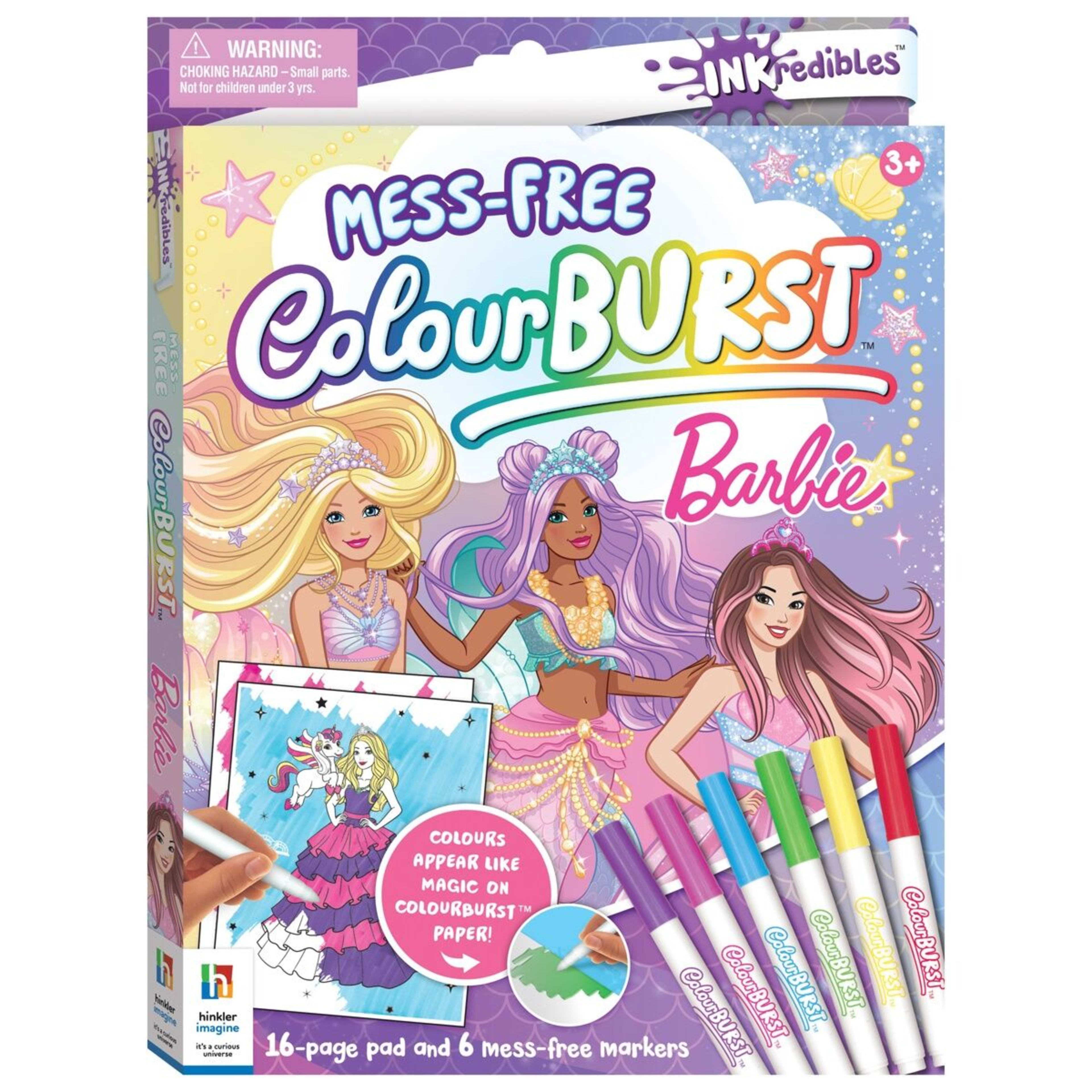 1 INKredibles Mess-Free ColourBurst Barbie Activity Kit - Book
