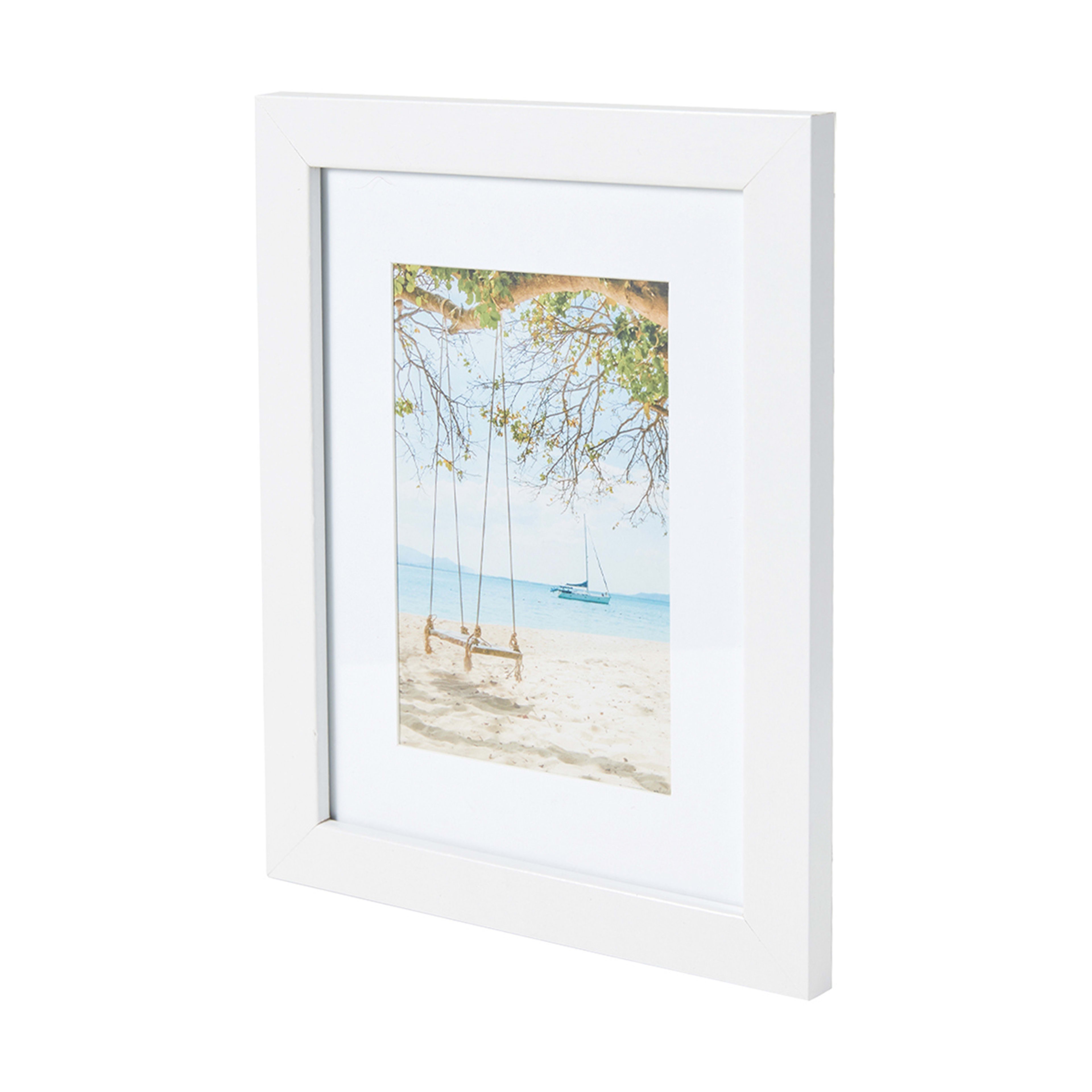9 8 Piece Wall Photo Frame Set - White, 9 of 10
