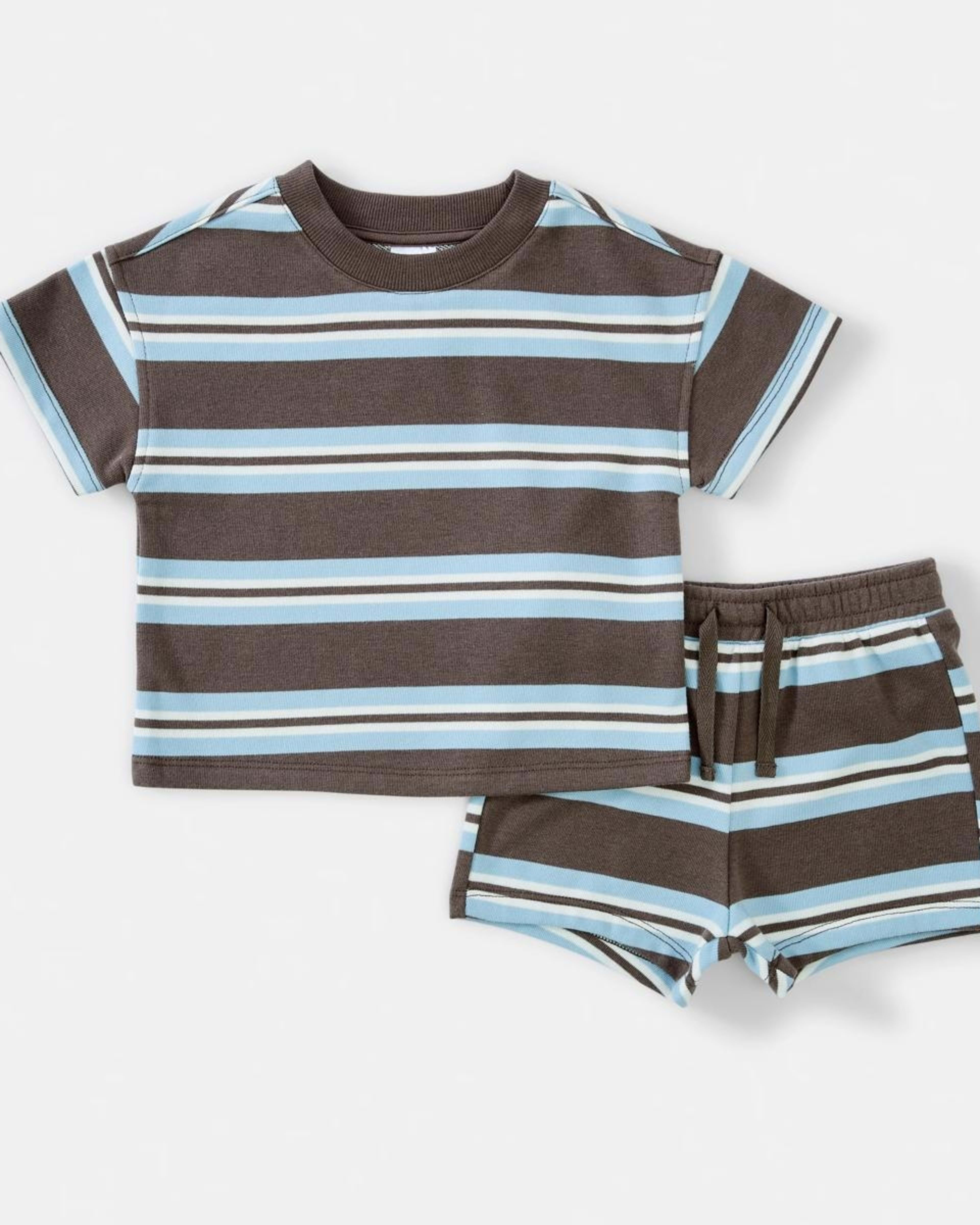 1 Slub Set Brn Strp, 1 of 6