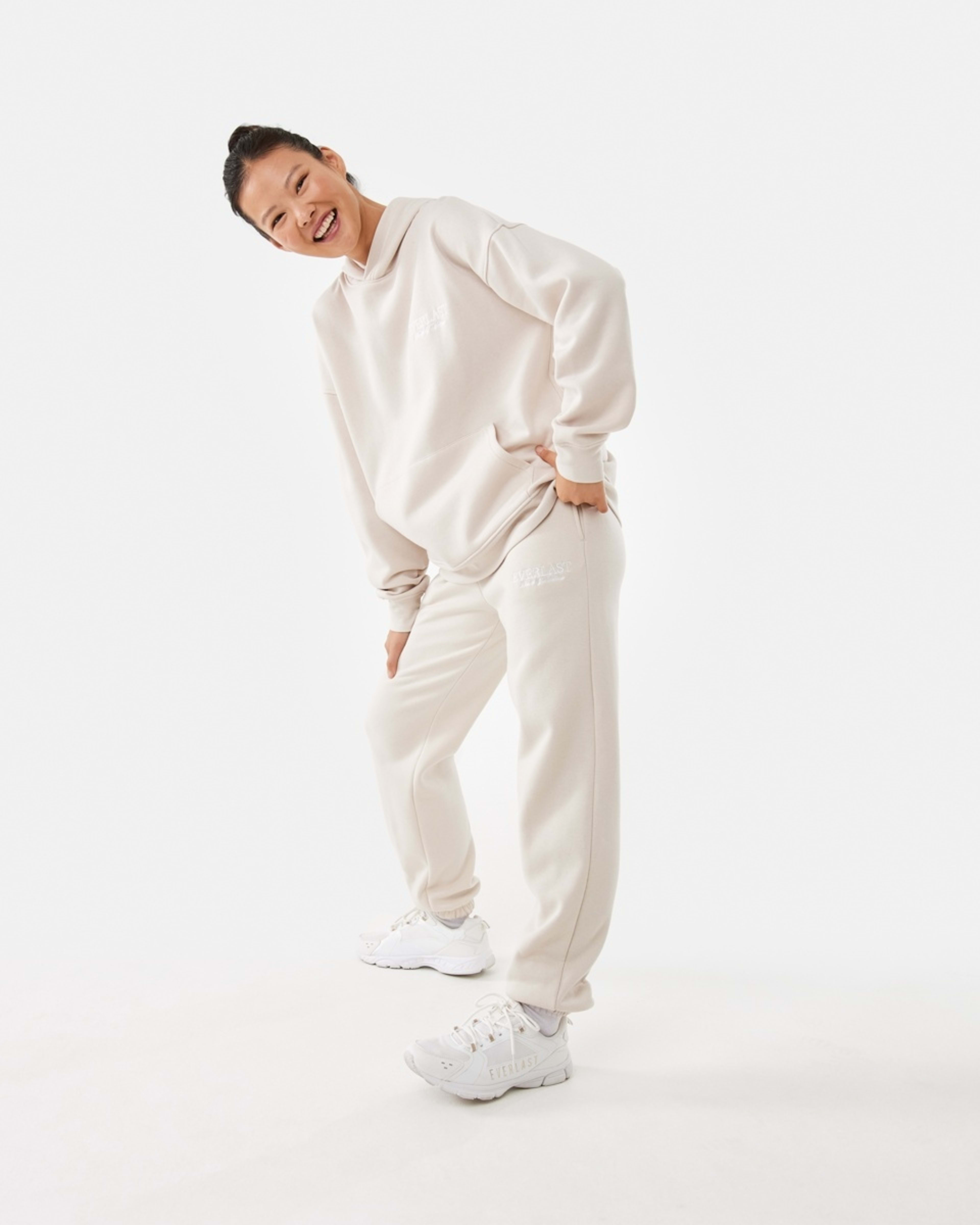 3 Everlast Womens Street Trackpants Cool Beige, 3 of 7
