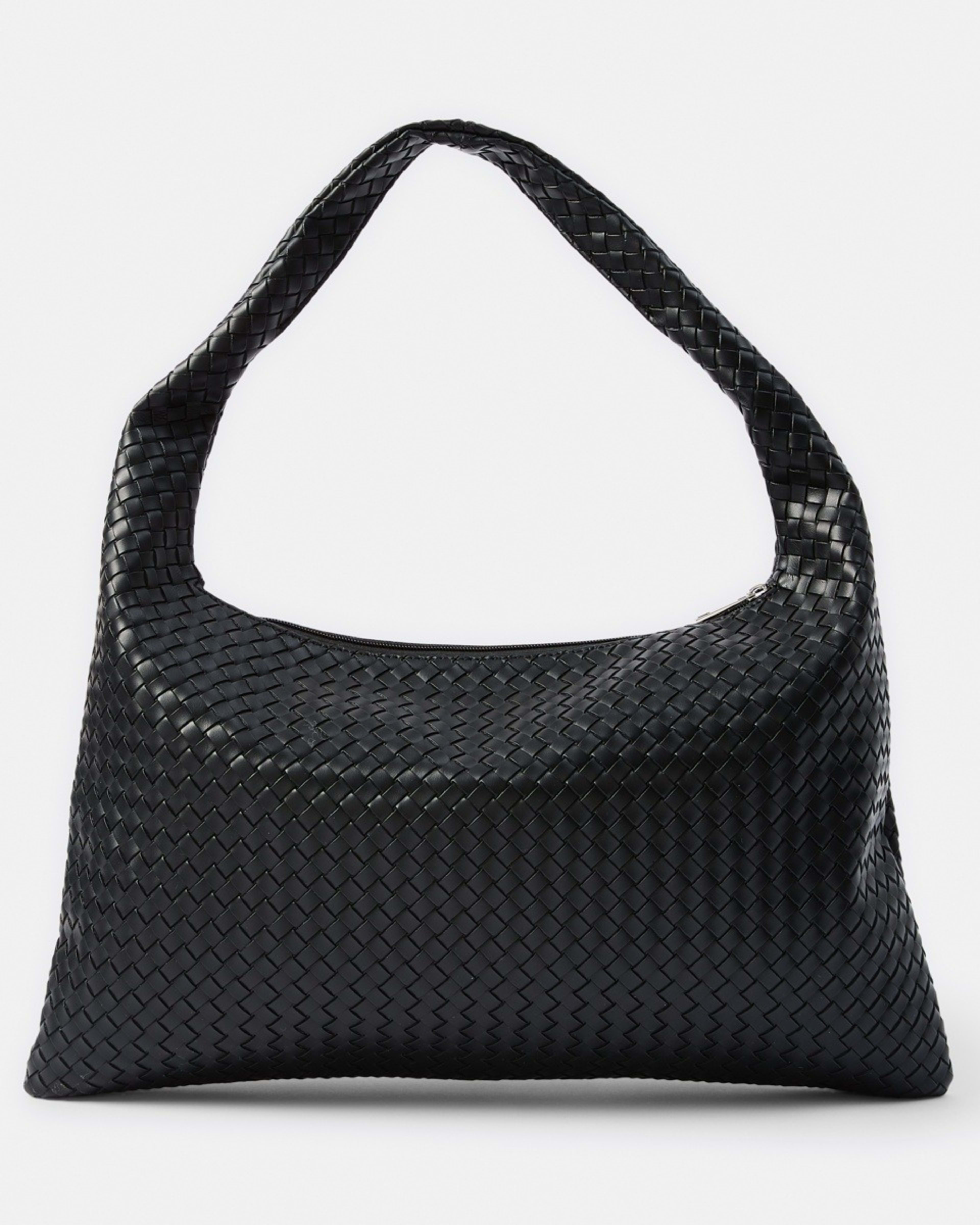 1 Weave Shoulder Bag BLACK