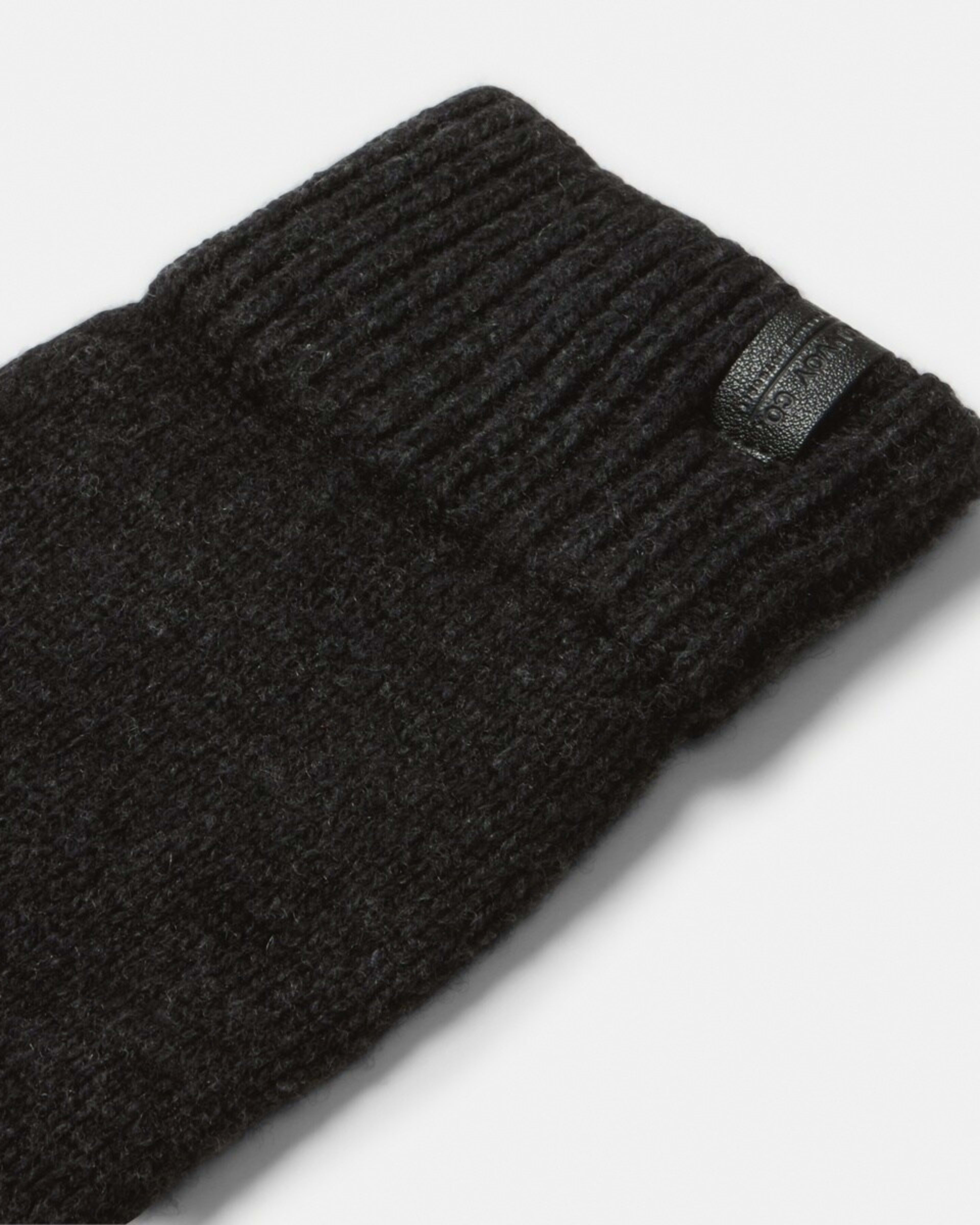 2 Wool Fingerless Gloves Marle Grey, 2 of 3