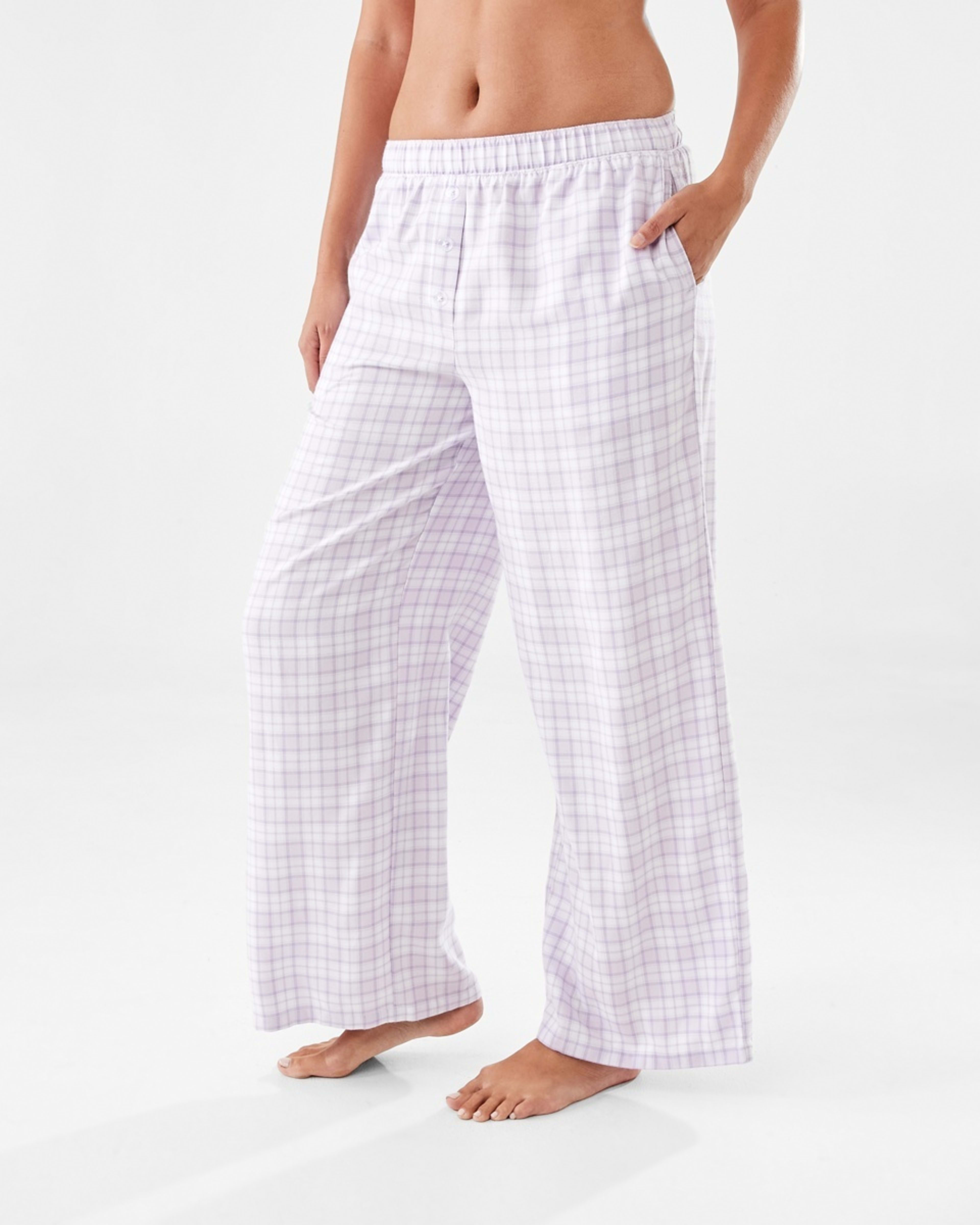 2 Boyfriend Flannel Pants Mini Chk L, 2 of 6