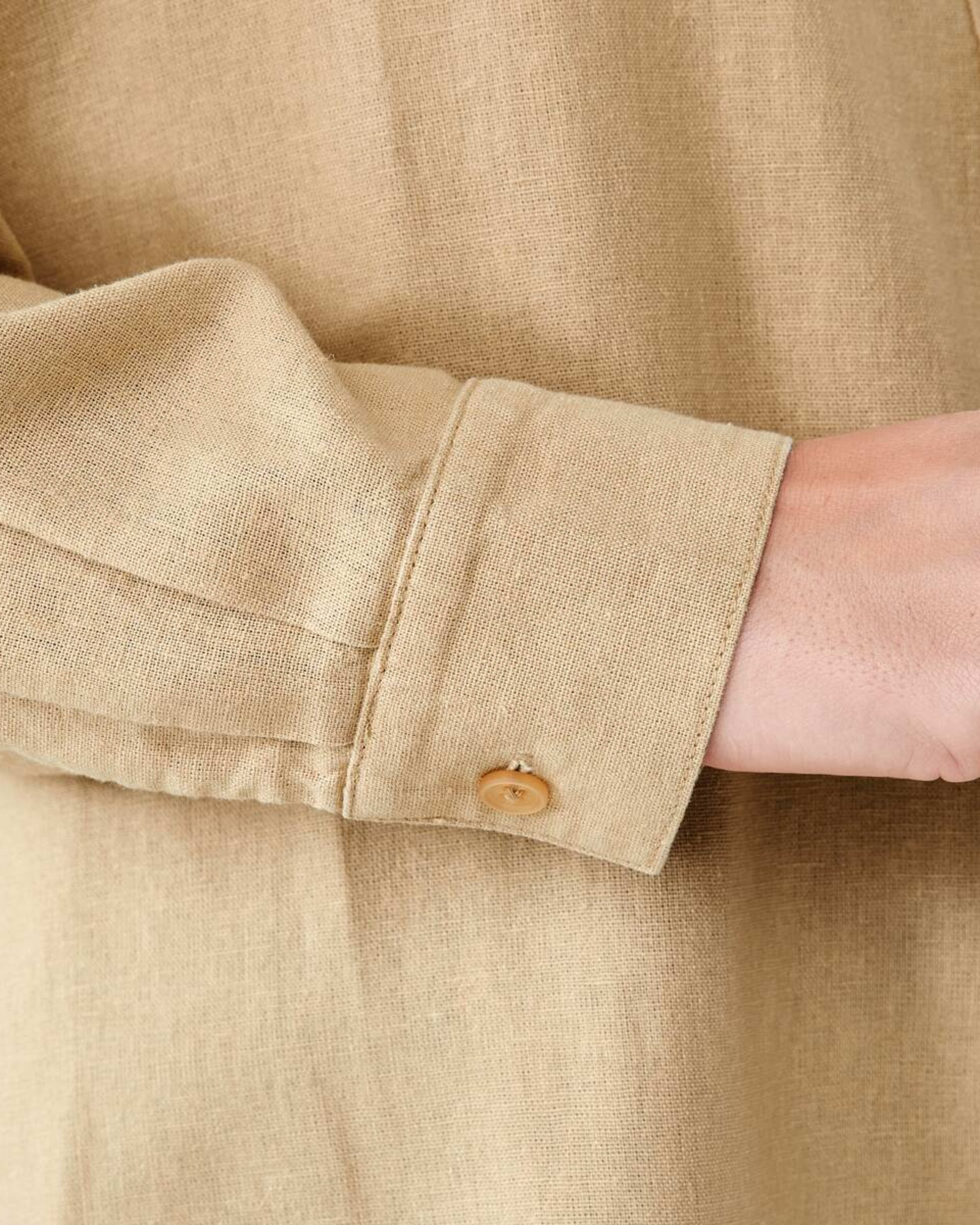 6 Long Sleeve Linen Blend Shirt LARK, 6 of 6