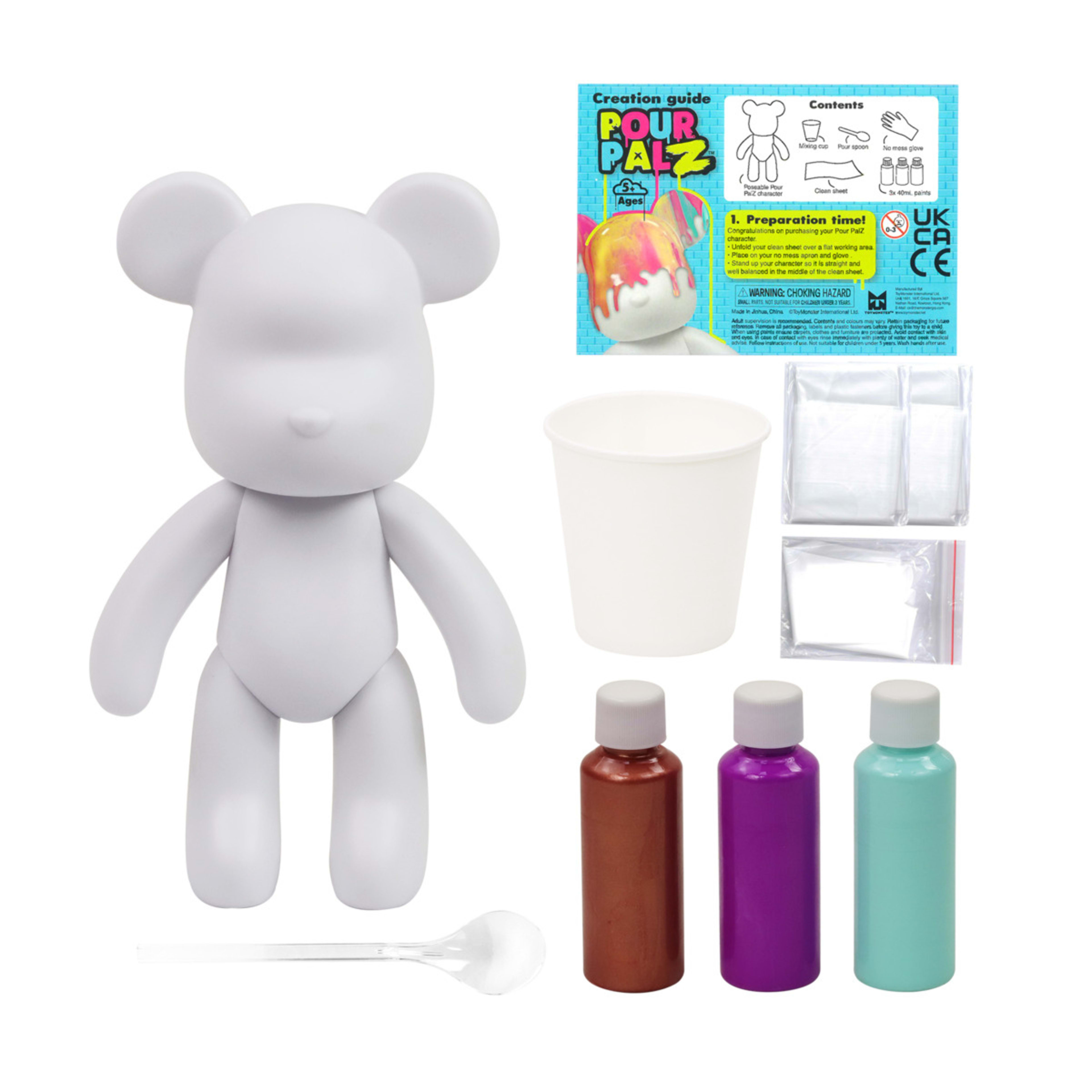 9 Pour Palz Large Paint Bear - Assorted, 9 of 10