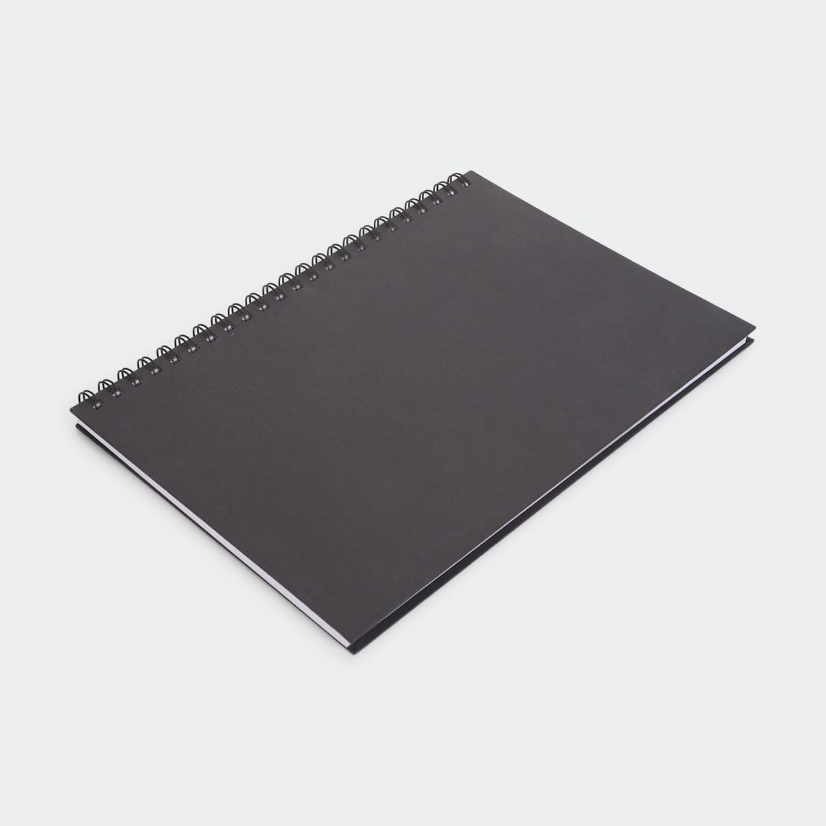 A4 Spiral Notebook Black Kmart