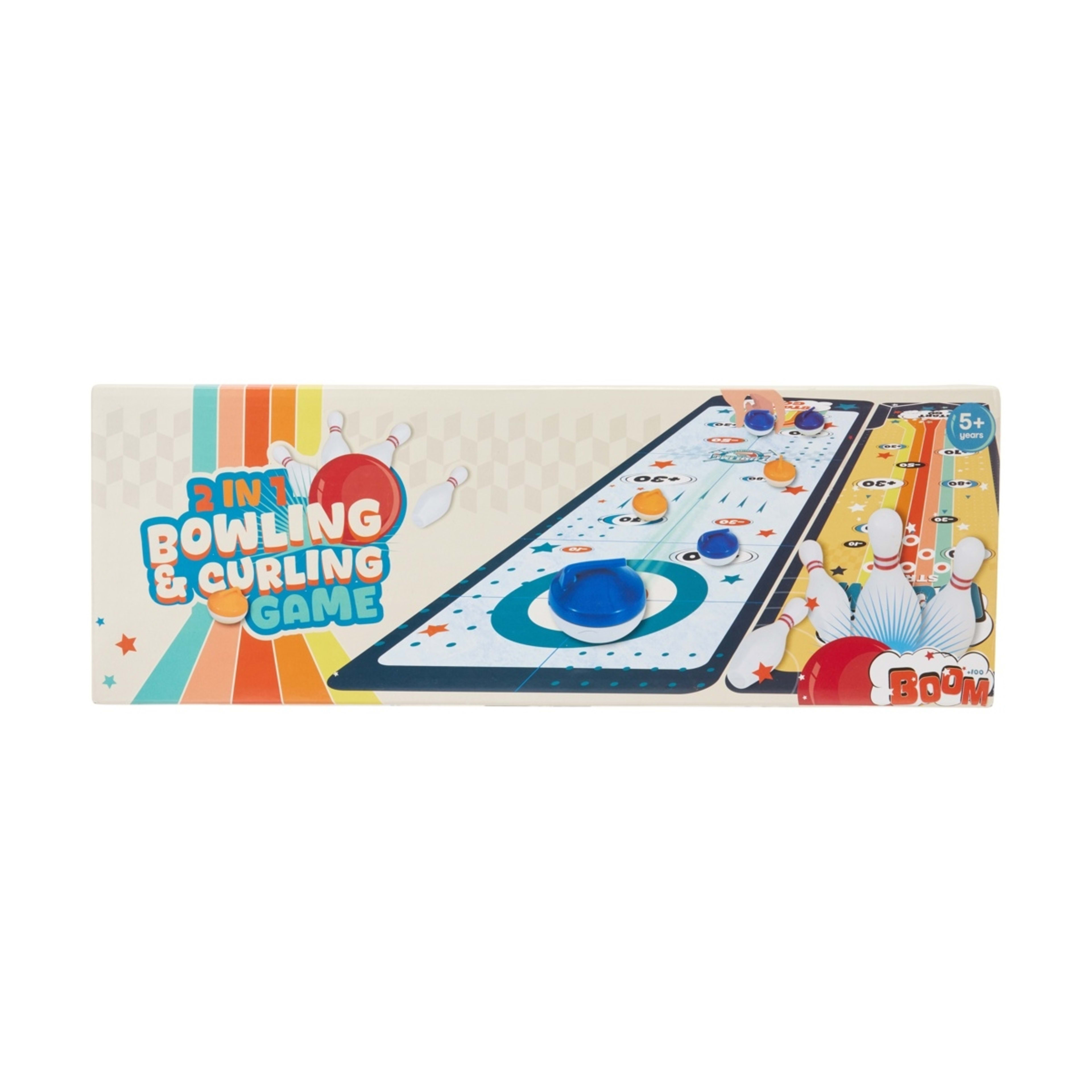 1 2-in-1 Bowling and Curling Game Set, 1 of 10