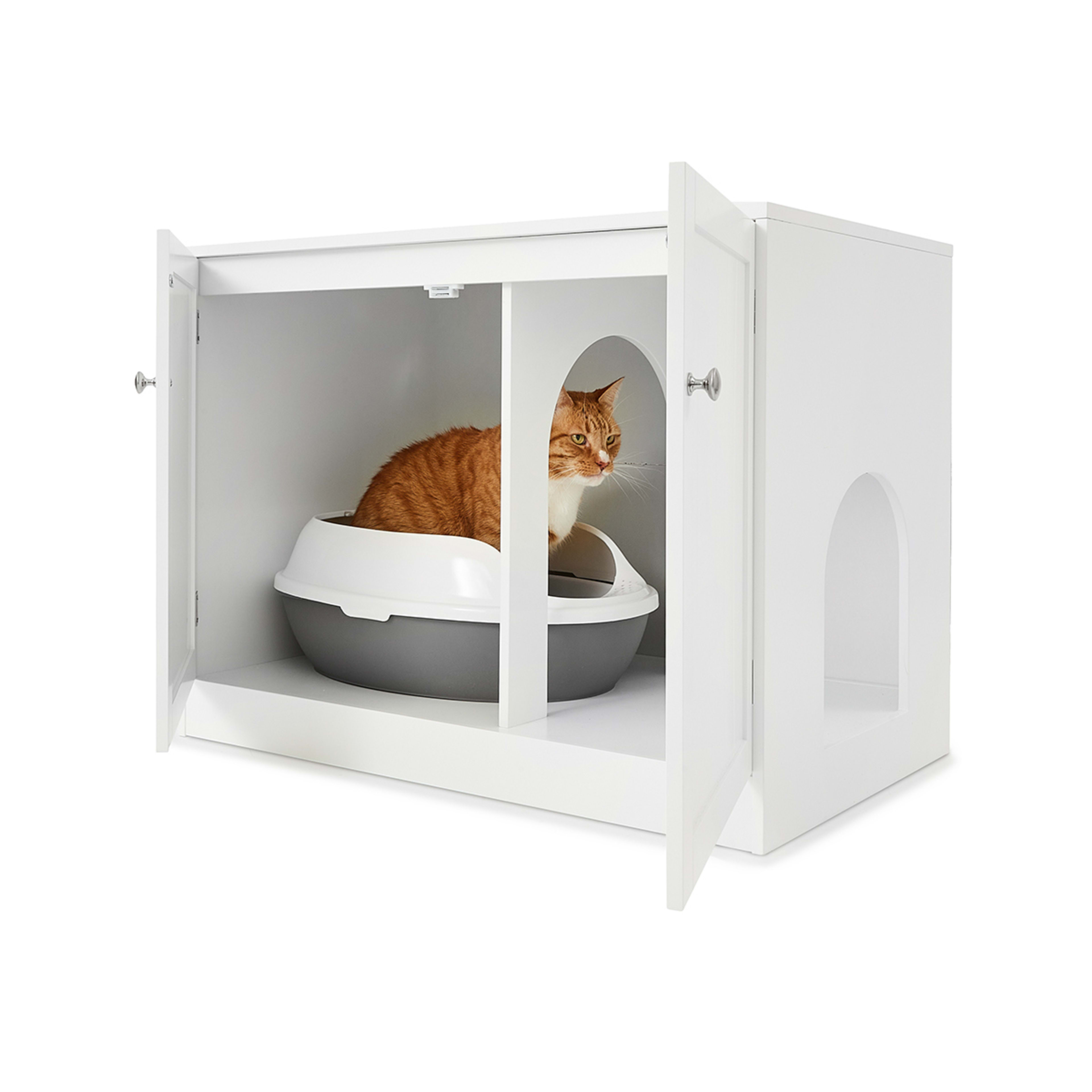 3 Cat Litter Box Cabinet, 3 of 10