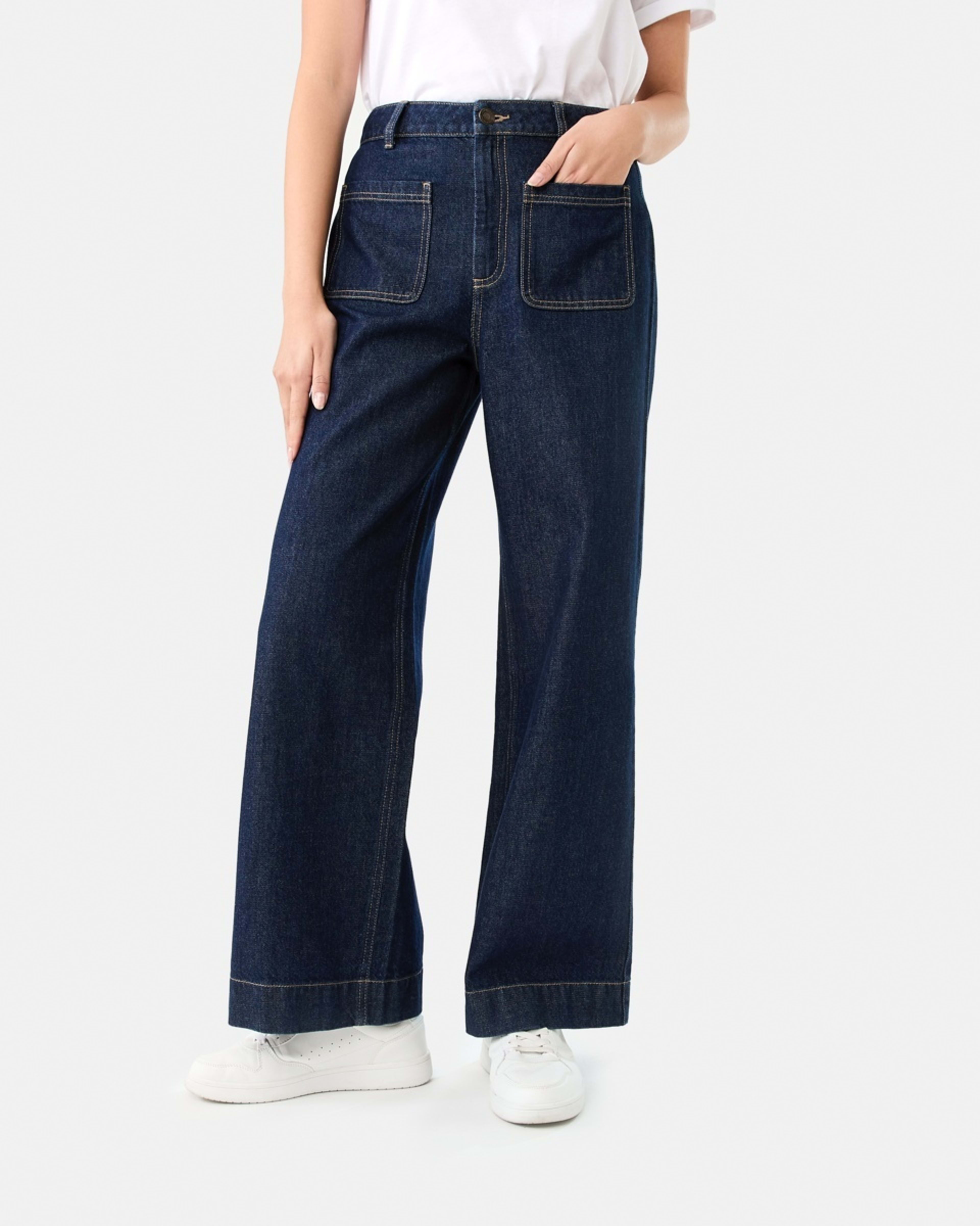 1 Wide Leg Pocket Jeans INDIGO, 1 of 11