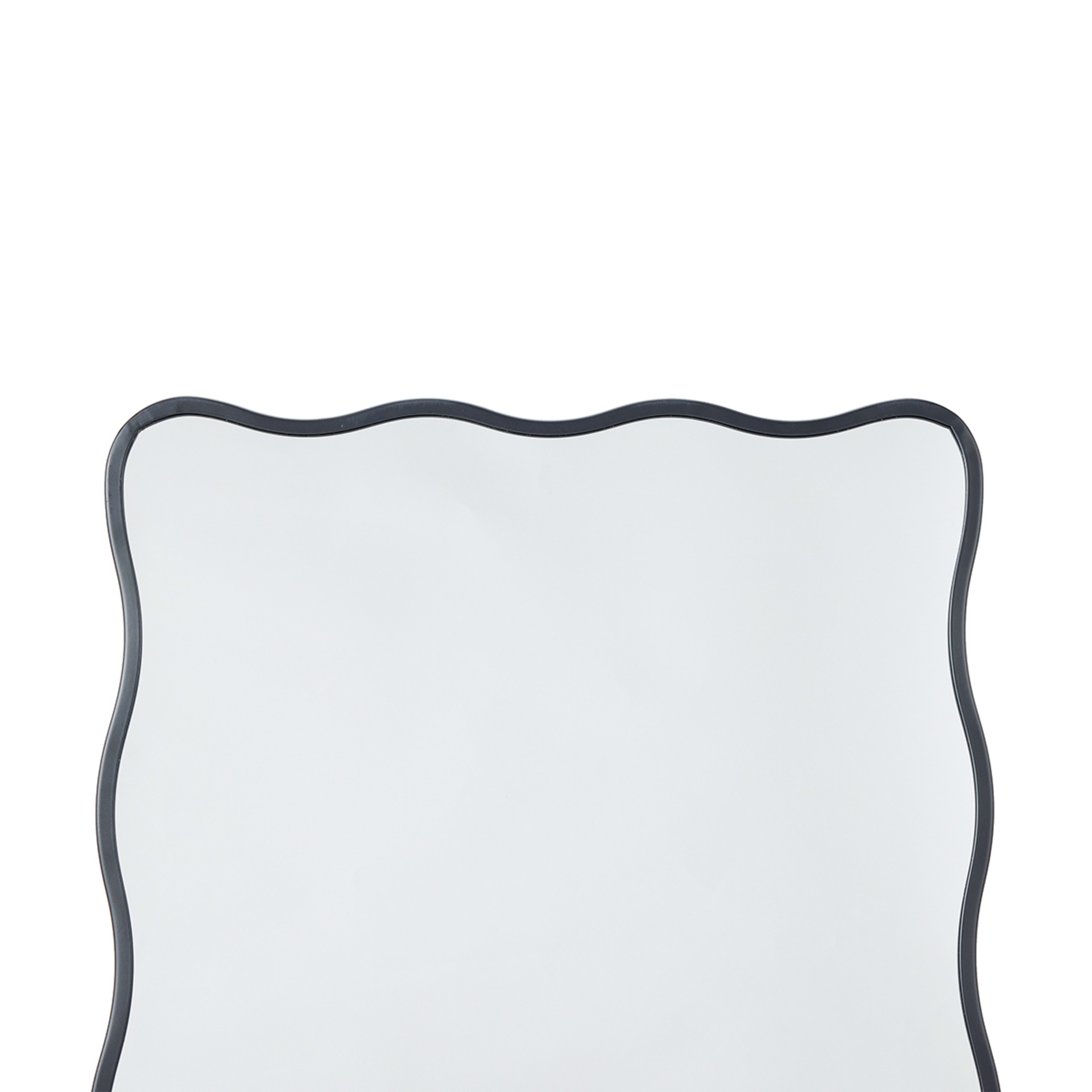 3 Wave Mirror - Black, 3 of 6